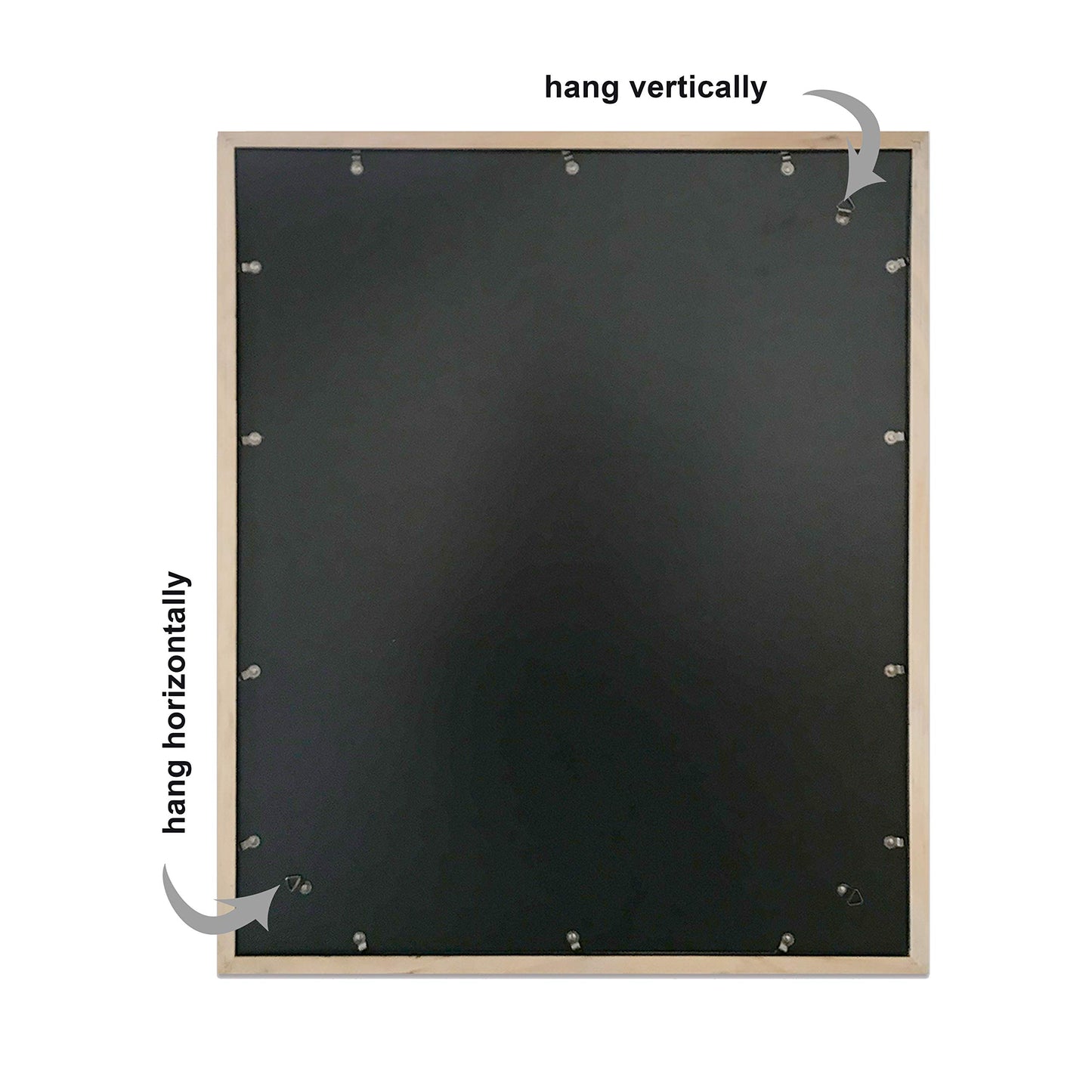 Art Emotion 20x24 Black Solid Wood Handmade Finishing seamless surface Picture Frame | Real Tempered Glass | Matted to 16x20 | Fits 20x24 Poster or 16x20 Photo | Wall Mounting Hardware Included