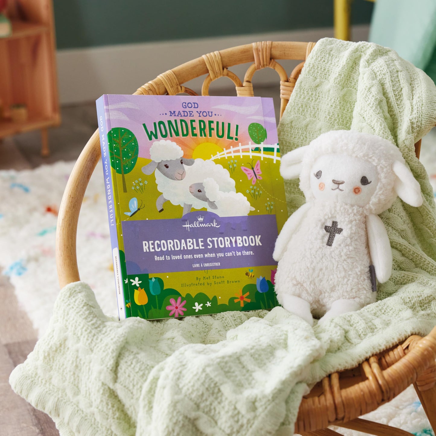 Hallmark Recordable Book for Children (God Made You Wonderful) Easter Basket Stuffers