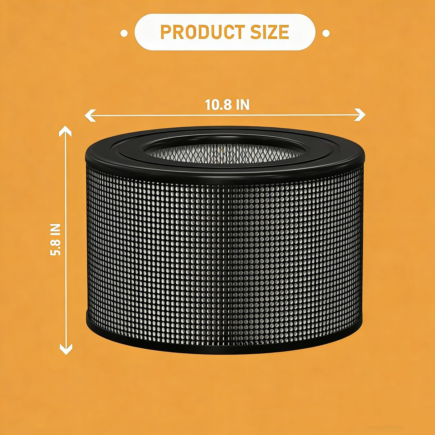 10500 True HEPA Filter Replacement Kit Compatible with Honey-well 10500 (EV-10) 17000 17000-S 17005 Air Cleaner Purifiers, Part Number 20500 (1 HEPA + 2 Carbon Pre-Filter)