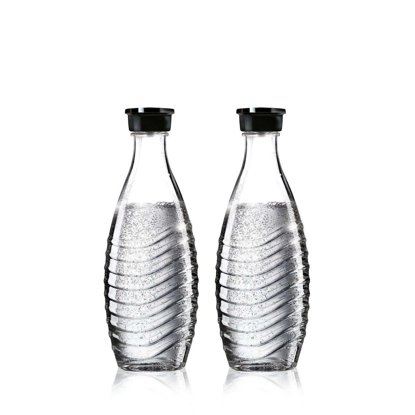SodaStream Glass Carafe - For the Aqua Fizz, Penguin or Crystal Machine Only - Pack of 2