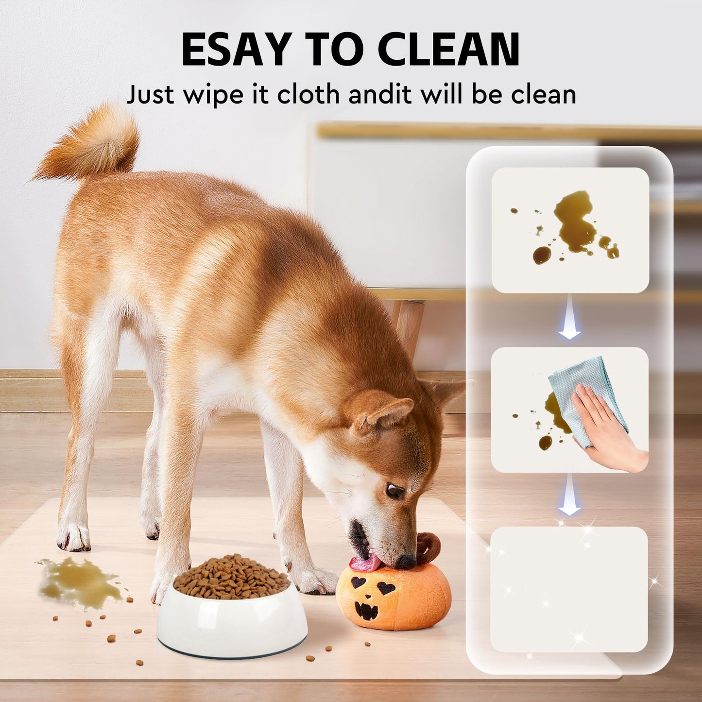 Chair mat for Hard Floors, 28" x 30", Small Chair Mat Clear Easy Glide on Hard Floors, Chair Mat Under Desk Chair, Transparent Floor Mats Wood/Tile Protection Mat for Office & Home