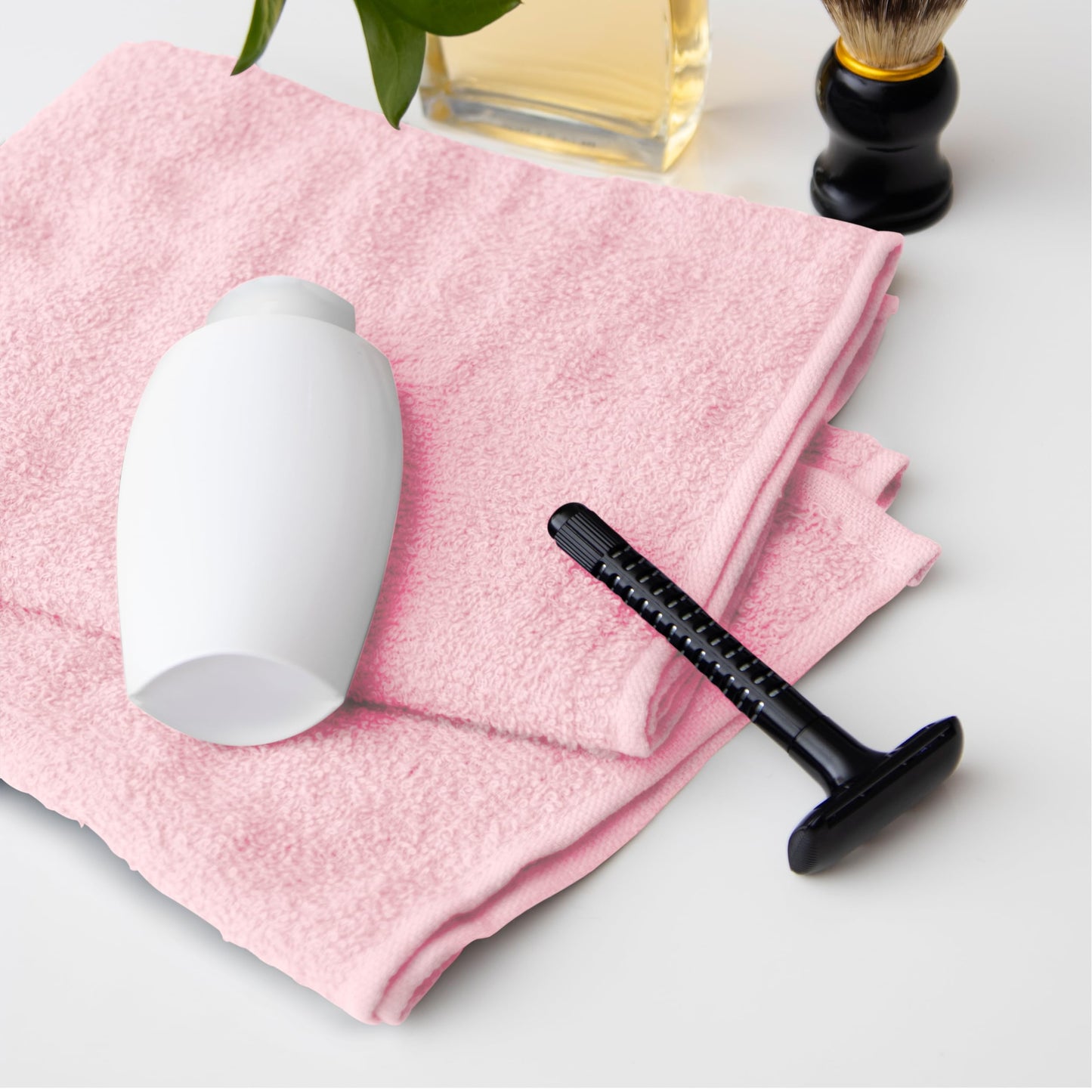 Avalon Towels Salon Towel - Pink Hand Towels Bulk Pack of 24 - 100% Cotton Absorbent Spa, Facial & Gym Towel for Working Out - 16x27 Inches (Not Bleach Proof)