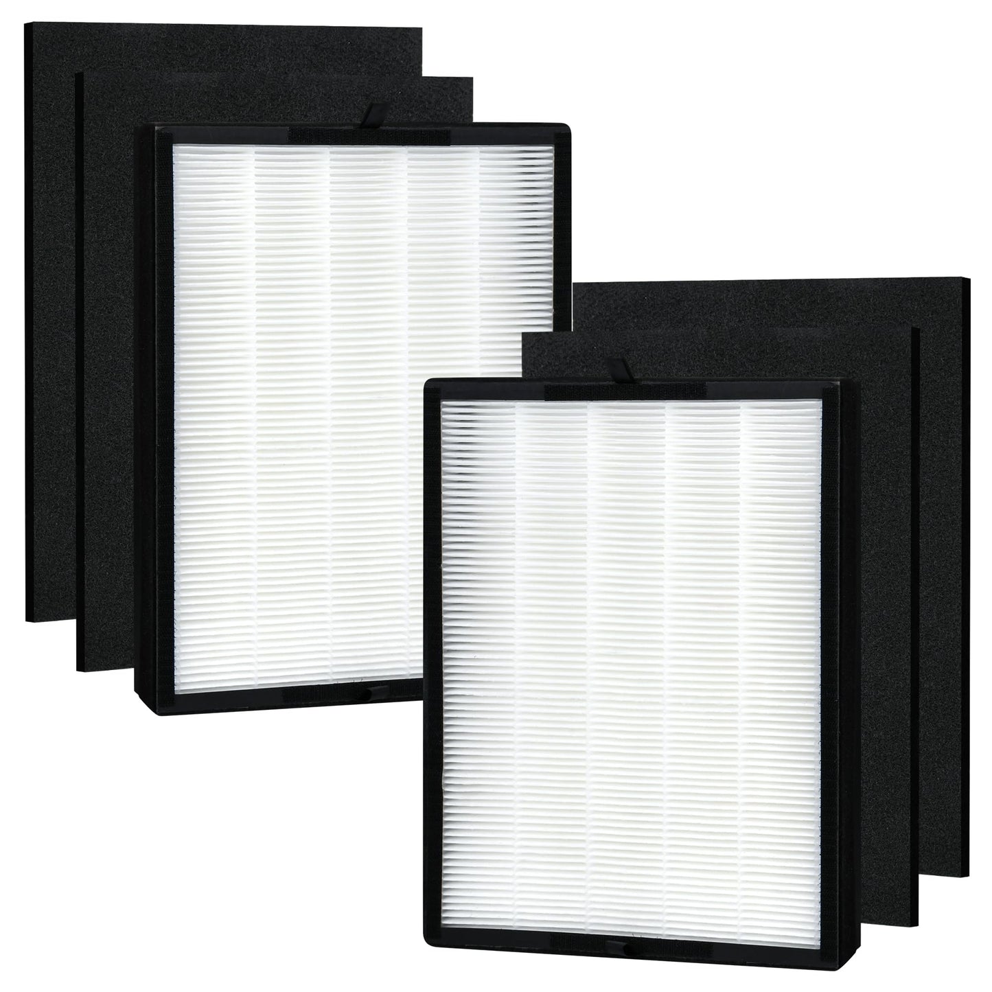 EAXGO 45i Replacement Filter Compatible with Alen BreatheSmart 45i & Flex Bh400 Air Purifier, 2 H13 True HEPA Filter with 4 Carbon Pre-Filters,Part #B4-Pure/FL40, 2 Pack