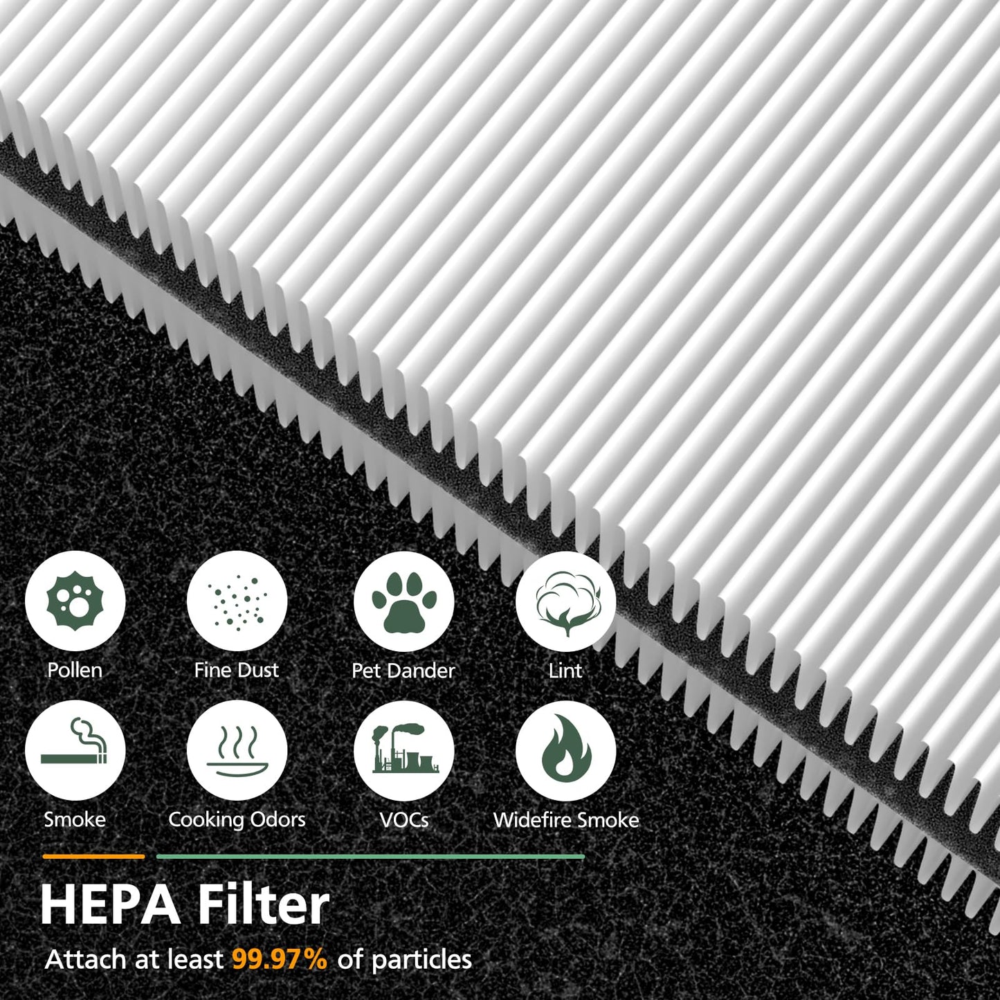 4 Pack Mini Max Replacement Filter Compatible with Blueair Blue Pure Mini Max Air Purifiers, Blue Pure FMINI Filter HEPA & Activated Carbon Air Filt-er Fits for Blue Pure Mini Max