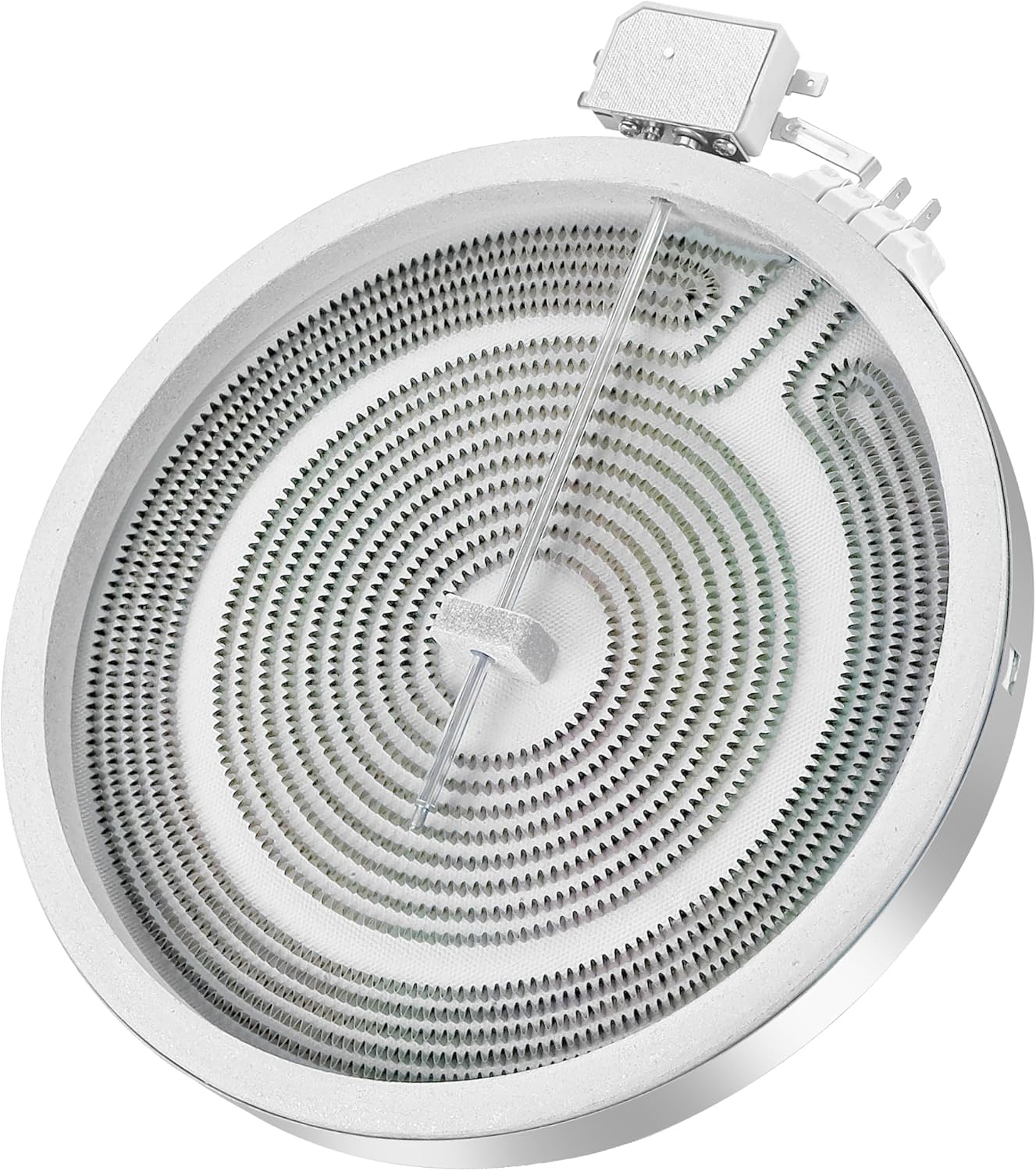 Upgraded WB30X24111 WB30T10133 Range 9" Dual Radiant Surface Element Compatible with G-E Hot-Point Electric Range 9 inch Dual Surface Burner Element, Replace 2512343818-1 Year Warranty by Fetechmate