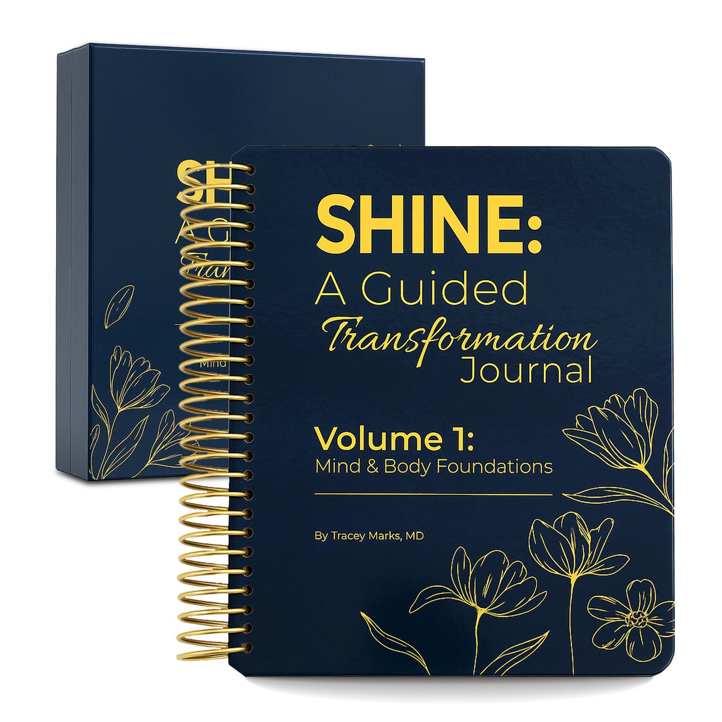 SHINE: A Guided Transformation Journal by Dr. Tracey Marks | 12-Week Mental Health, Gratitude & Self-Care Workbook for Women & Men | Mindset Reframing Prompts, Affirmations, Emotion Wheel | Vol 1