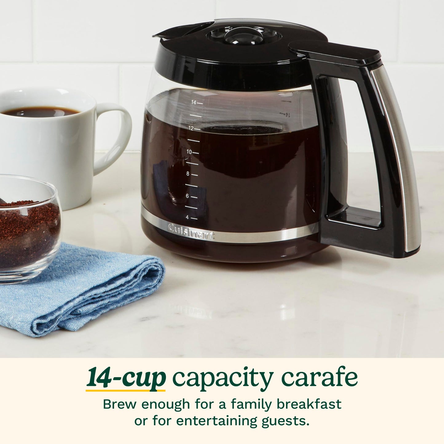Cuisinart 14-Cup Replacement Carafe for Coffee Maker, DCC-2200RC