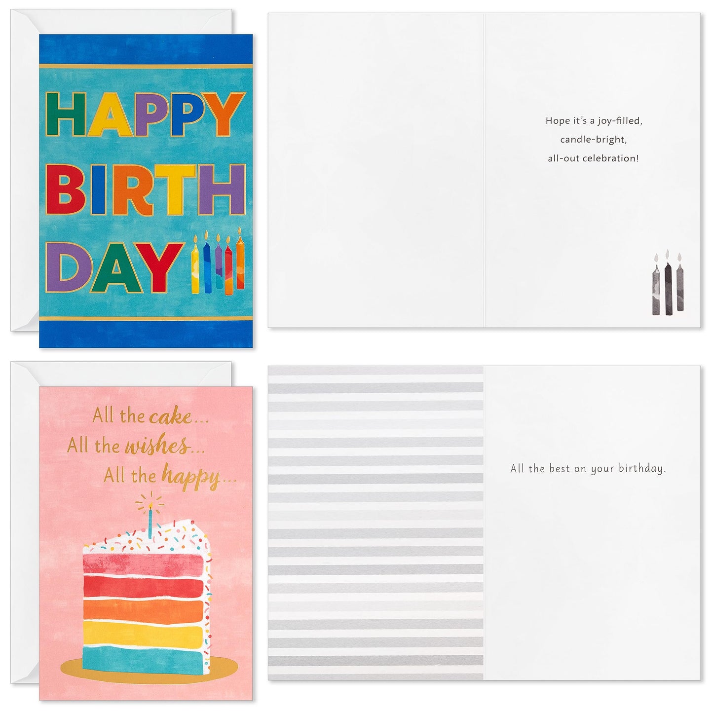 Hallmark Bulk Birthday Card Assortment (72 Cards with Envelopes) for Kids, Adults, Coworkers, Employees