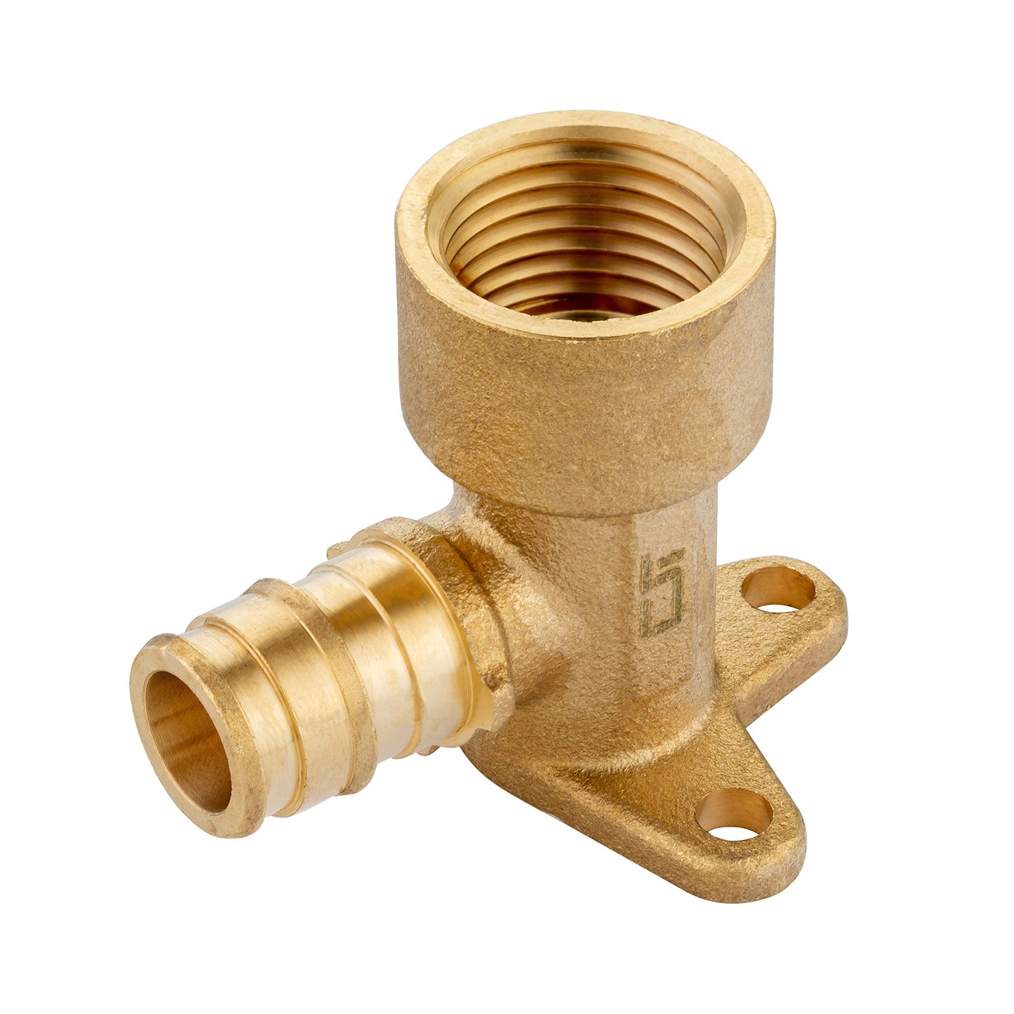 (Pack of 20) EFIELD Pex A Expansion Brass Fitting 1/2"x 1/2" Female NPT Drop-ear Elbow ONLY For Pex-A Tubing Connection, ASTM F1960,(PEX1960116-20PCS)