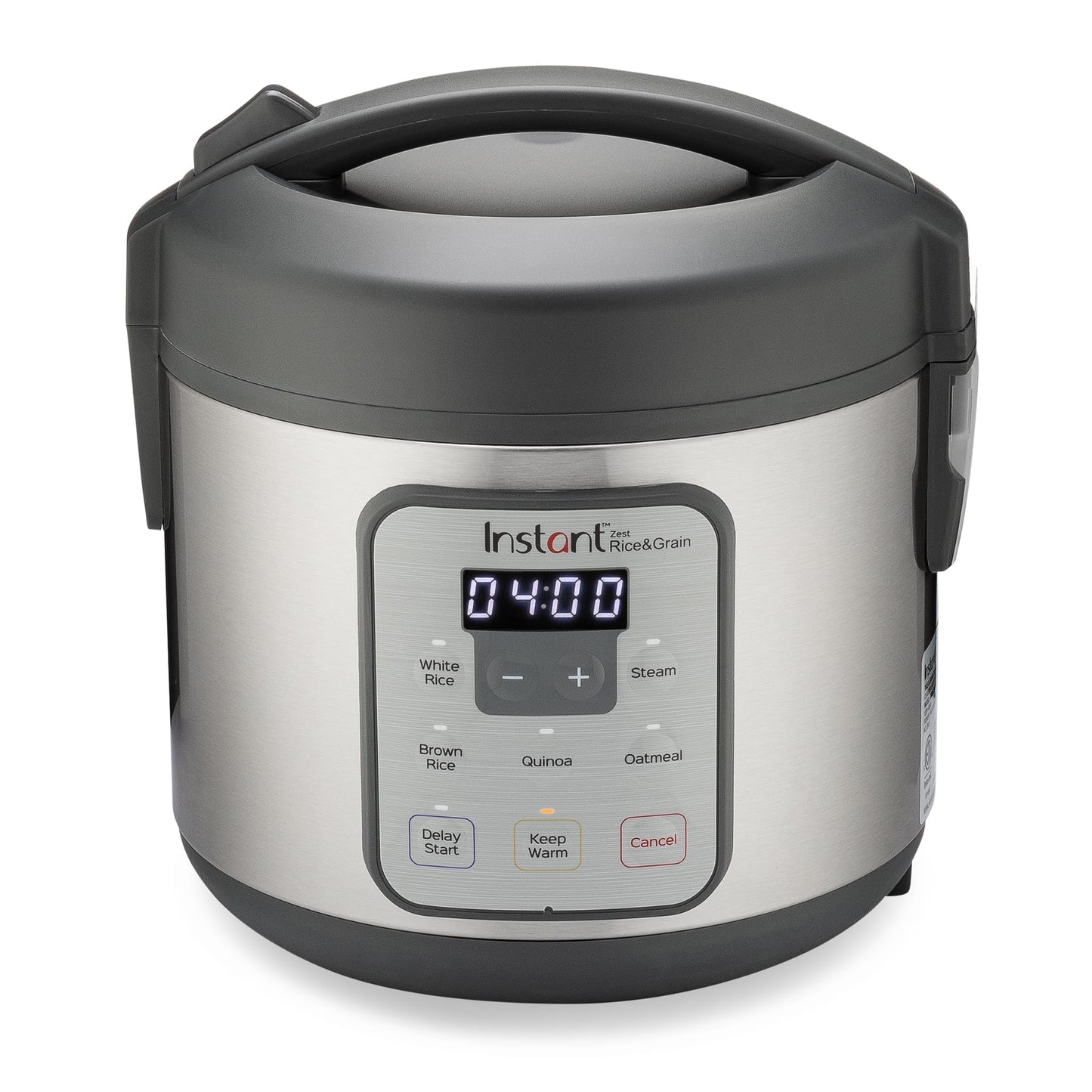 Instant Pot Zest 8 Cup One Touch Rice Cooker, From the Makers of Instant Pot, Steamer, Cooks Rice, Grains, Quinoa and Oatmeal, 8-cup cooked/4-cup uncooked, No Pressure Cooking Functionality