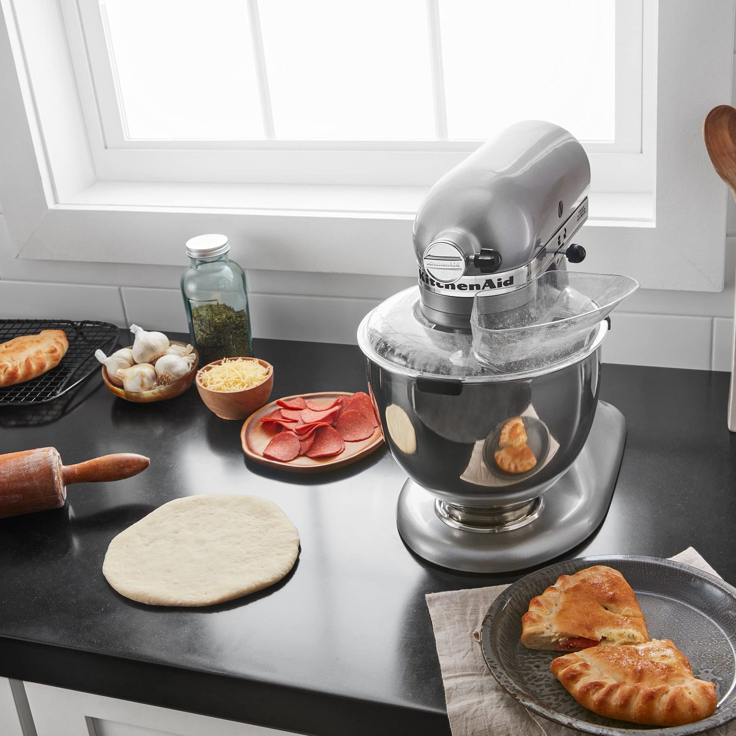 KitchenAid KSMTHPS Secure Fit Pouring Shield, Tilt Head Mixers