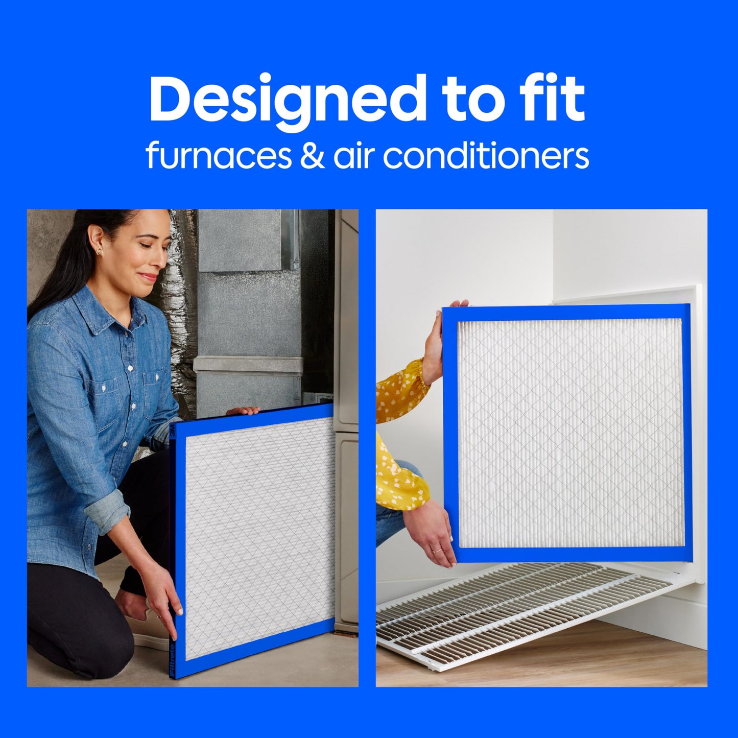 Filtrete 18x20x1 Air Filter, MERV 13 MPR 1900, Allergens, Bacteria, Viruses & Air Pollutants, 3-Month AC/Furnace Filters, Cleaner Air Reliable Airflow, 2 HVAC Filters(Act Size 17.81x19.81x0.78 in)