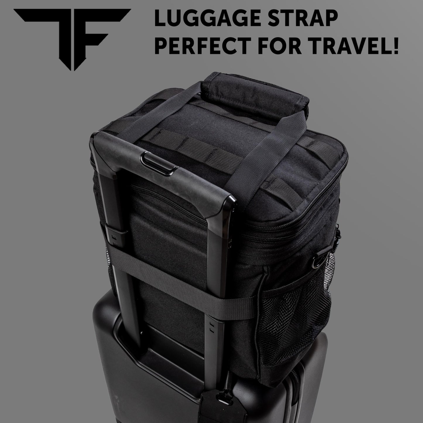 ThinkFit Tactical Lunch Box for Men - Heavy Duty Insulated Lunch Bag - Military Style Large Capacity Meal Prep Cooler Bag for Work, Construction, Blue Collar - Waterproof MOLLE System