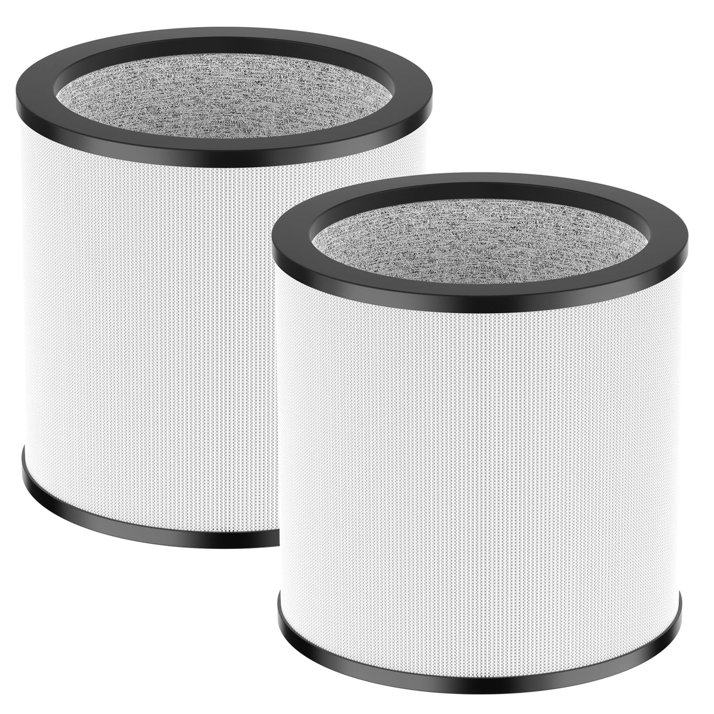 2 Pack Upgraded TP01 Filter HEPA Filter Replacement Compatible with Dyson Tower Purifier Pure Cool Link TP01, TP02, TP03, AM11, BP01 Models, Compare to Part 968126-03, Black
