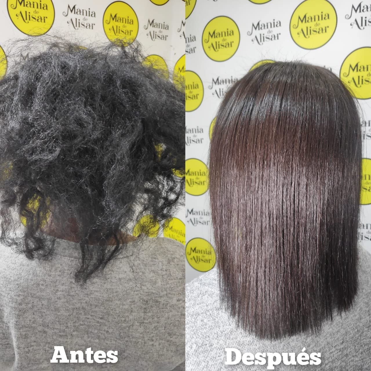 Mania de Alisar Brazilian Straightening Organic Keratin Straightening Progressive Brazilian Straightening keratina (1000 ml / 33,81 fl.oz)