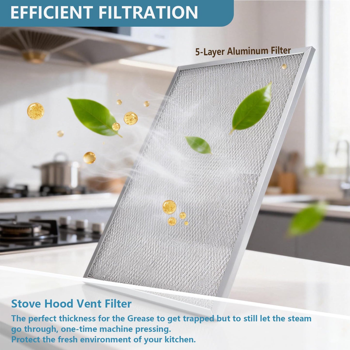 W11177751 Range Hood Filter 11-1/2" X 17-1/4" Replacement For Whirlpool Range Hood W10419114 W10834041 W11176974 4547137 AP6285612 PS12348521 EAP12348521 Aluminum Mesh Filters 2 Pack