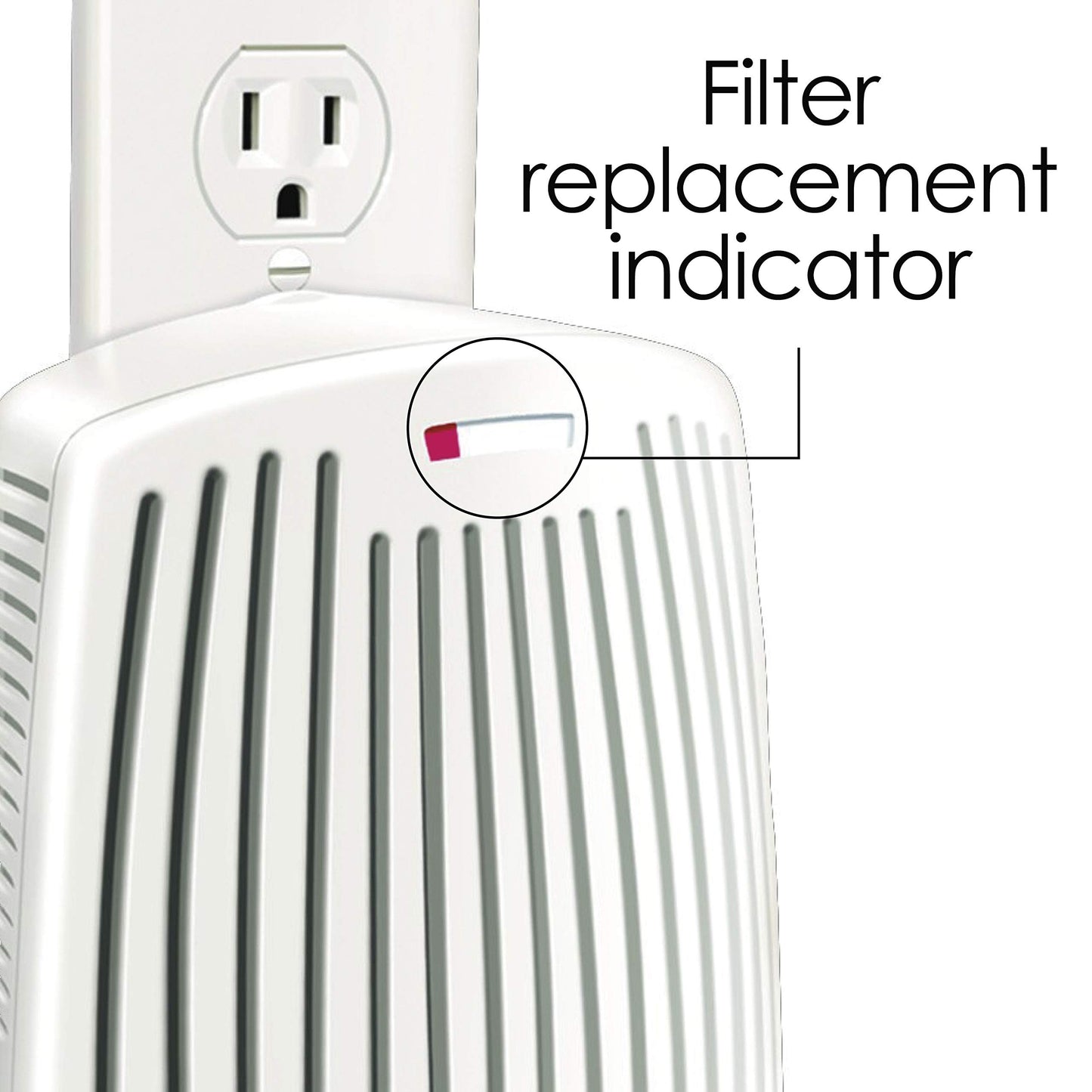 Hamilton Beach TrueAir Plug-Mount Odor Eliminator with Carbon Filter + Green Mountain Scent Cartridge, Common Household-Tobacco, Pet, Bathroom, Trash, On/Off Fan (04530GM)