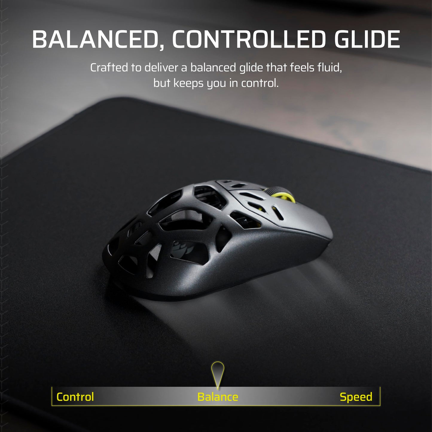 Corsair MM Anti-Fray Cloth Gaming Mouse Pad – XXXL (1220 x 590mm), Precision Micro-Woven Surface, Non-Slip Natural Rubber Base, Stitched Edges – Black
