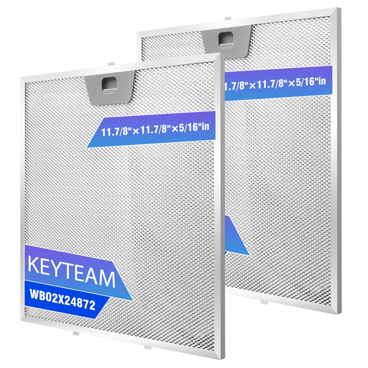 2 Pack-WB02X24872 Range Hood Grease Filter 11-7/8''x11-7/8'',Compatible with GE JVW5301EJ1ES JVW5301SJ1SS JVW5301BJ1TS JVW5301FJ1DS JVW5301EJ2ES
