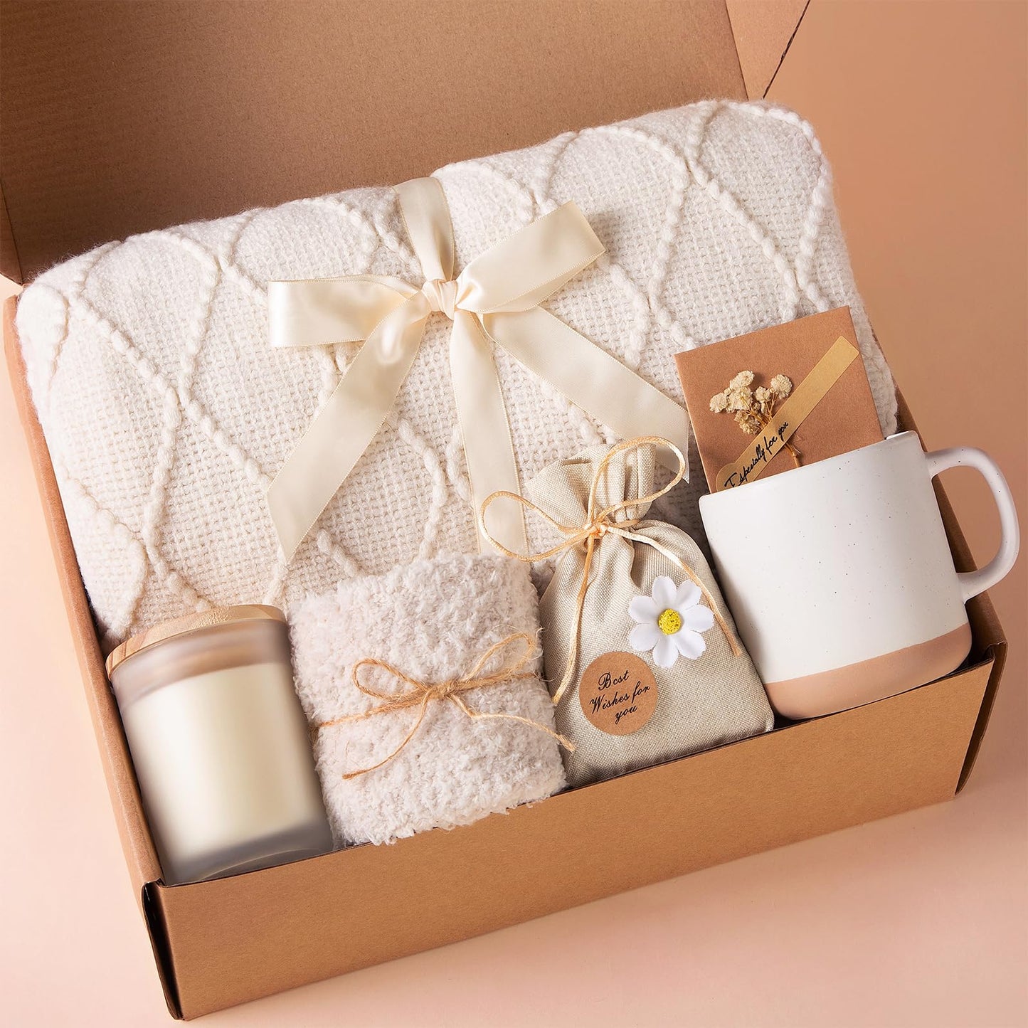 Aeenr Gift Baskets for Women, Get Well Soon Gifts, Self Care Gifts, Best Friend Birthday, Christmas, Valentines Day Gifts for Adults Mom Her Friend Sister Wife Grandma