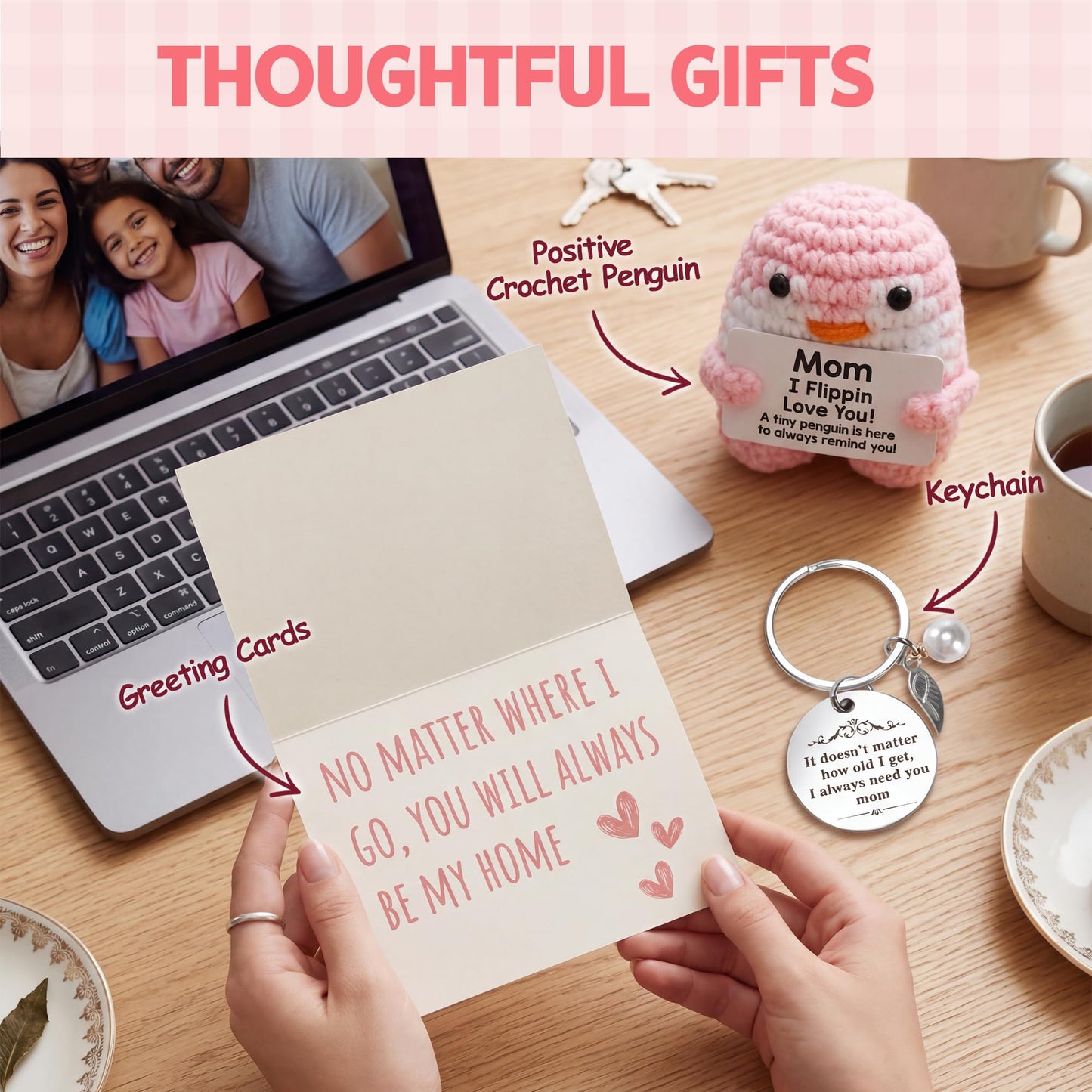 VKTASIMK Gifts for Mom from Daughter Son, Mothers Day Birthday Valentines Gifts for Mom Grandma Sister Daughter
