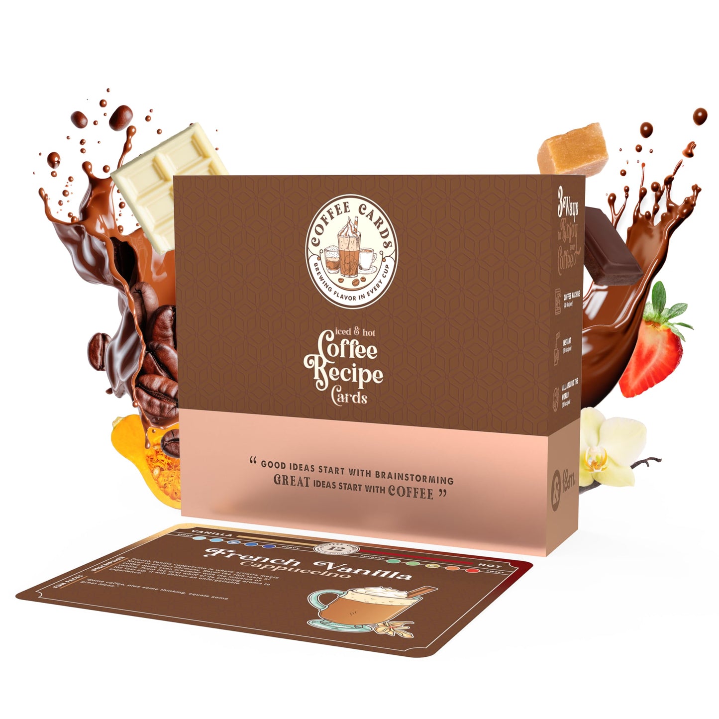 f&m. creations Coffee Gift Set for Enthusiasts - Compact & Convenient Coffee Bar Accessories, Essential Station Addition, Kitchen Decor