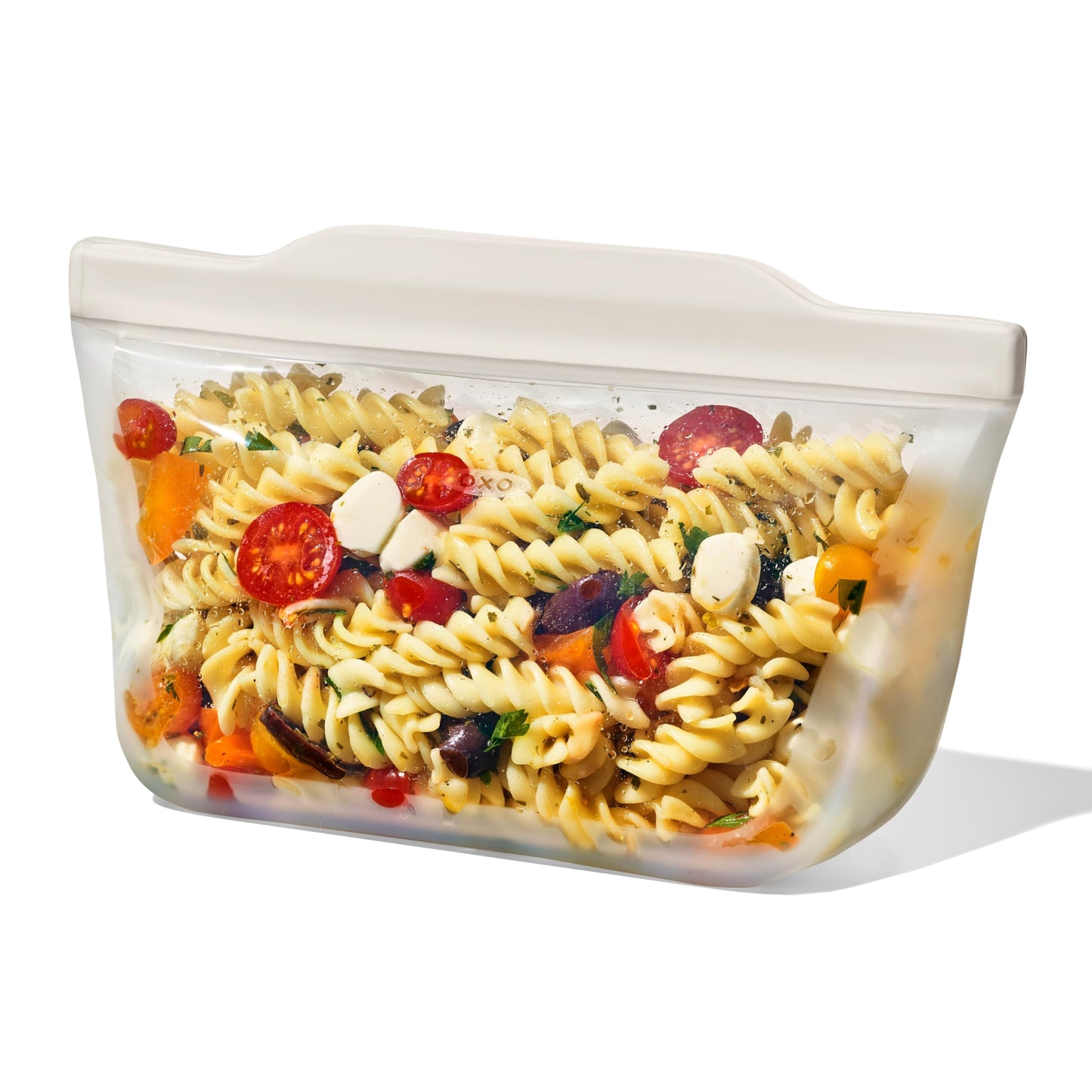 OXO Good Grips Silicone Reusable Bag – Stand-Up Quart (32 oz) - Oat