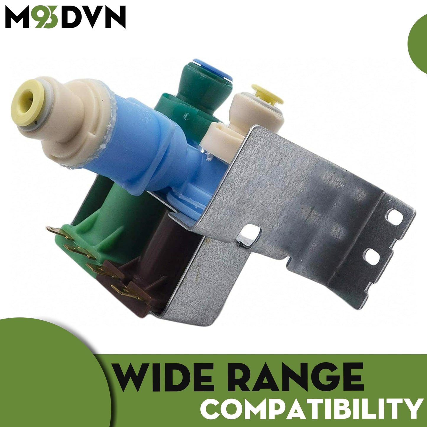 Water Inlet Valve Replacement For Whirlpool WRS325FDAB02 WRS325FDAB04 WRS325FDAT04 WRS325FDAM04 WRS325FDAT02 WRS325FDAB05 WRS325FDAW01 WRS325FDAB06 WRS325FDAM01 WRS325FDAM02 WRS325FDAD02 Refrigerator