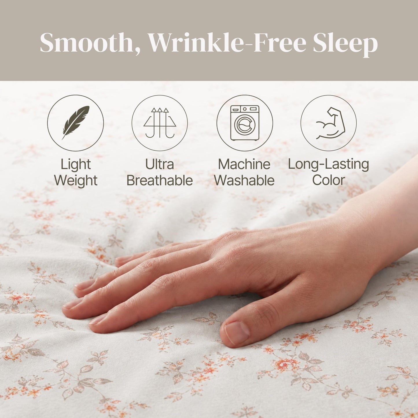 Modern Threads Silky Soft Microfiber and Wrinkle Free Sheets - Luxurious Microfiber Bed Sheets Includes Flat Sheet, Fitted Sheet with Deep Pockets, & Pillowcases Kashmir Rose Clay, Queen