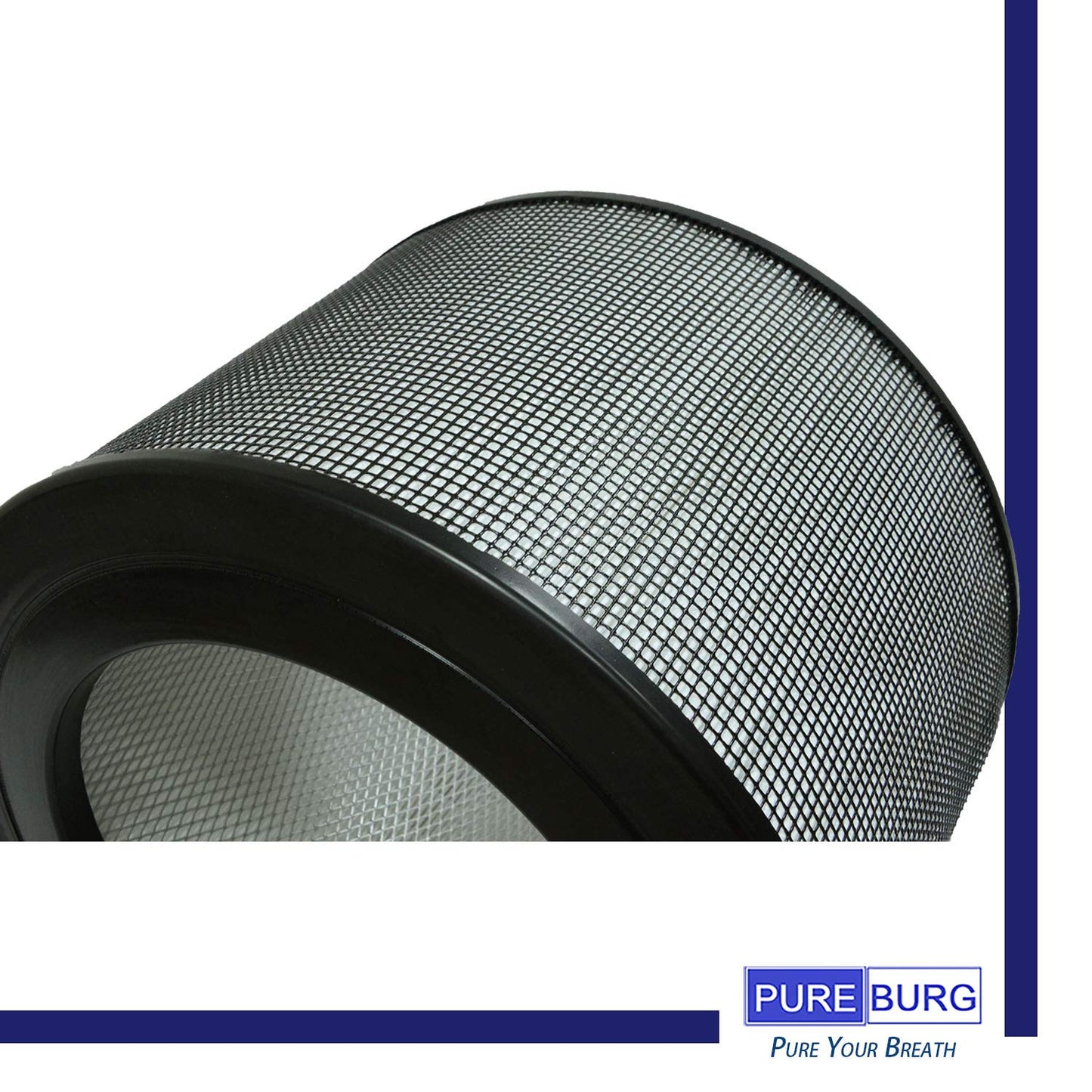 PUREBURG 20500 Replacement Filter Set Compatible with Honeywell 10500 (EV-10) 17000 17005 Air Purifiers,H13 True HEPA Activated Carbon Pre-Filters Air Clean VOCs Odor