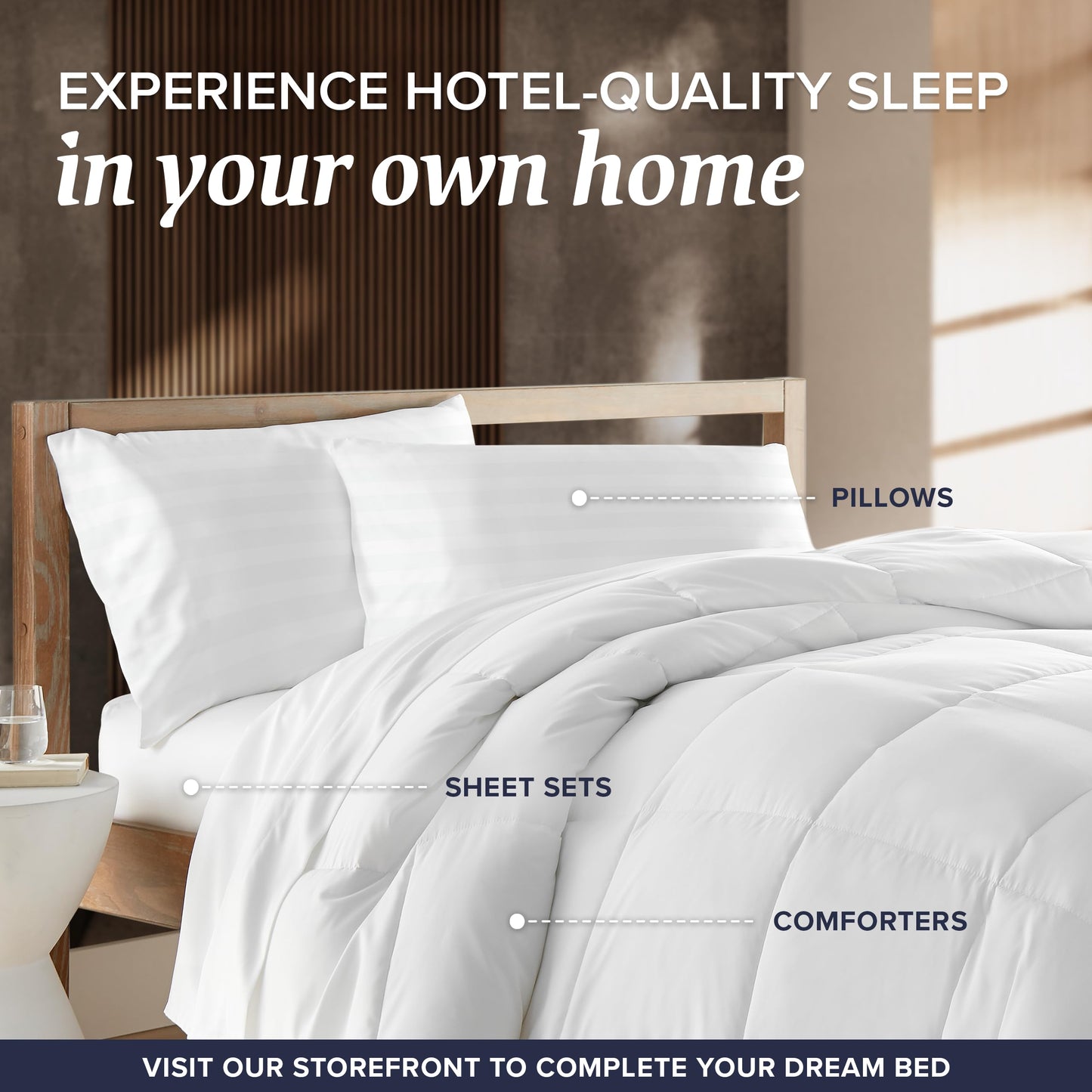 Beckham Hotel Collection Customizable Body Pillow with Soft Extra Fill – Cotton Shell & Soft Down Alternative Fill – 20"x54" - Body Pillow Insert for Sleeping & Reading - Long Pillow For Side Sleepers