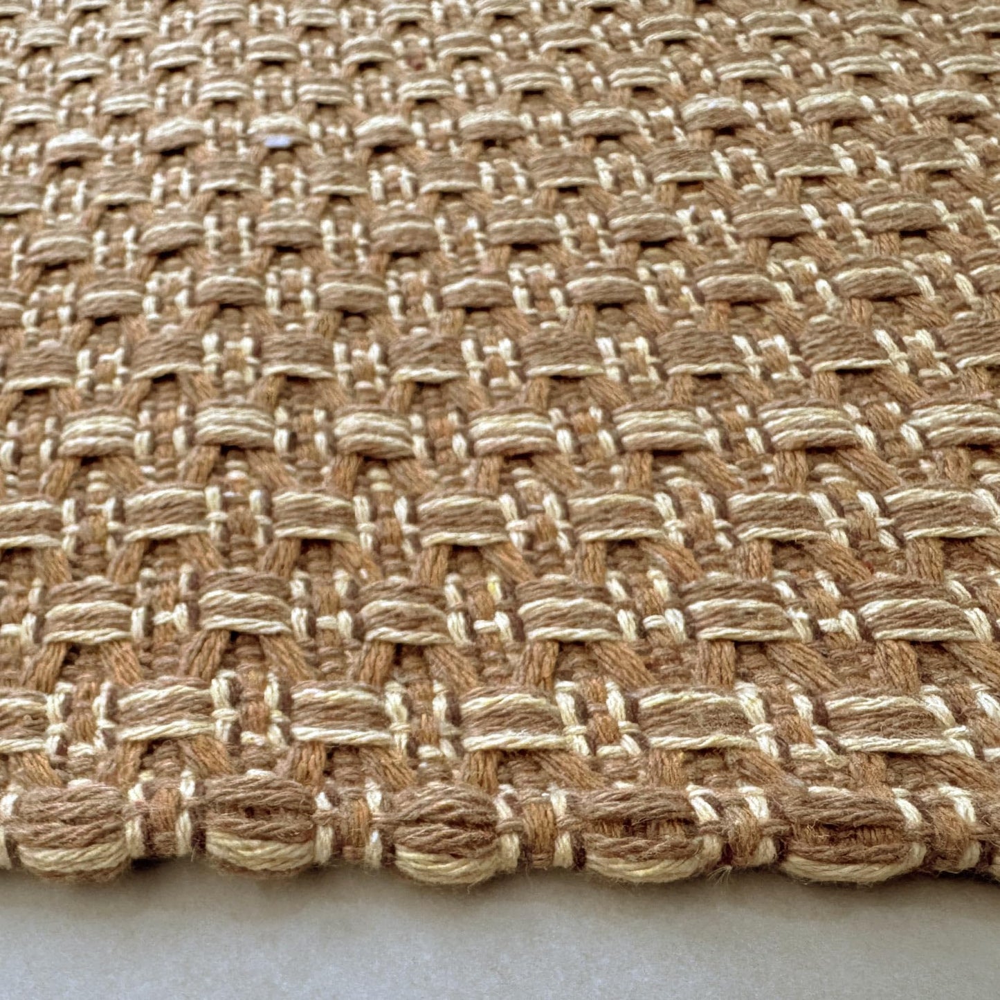 Boho 2x8 ft Runners for Hallway,Braided Style Long Kitchen Runner Rugs,Soft Faux Jute Rug,Neutral Entryway Runners,Washable Solid Carpet for Bedroom,Hallway Living Room,Non Slip,Tan Brown