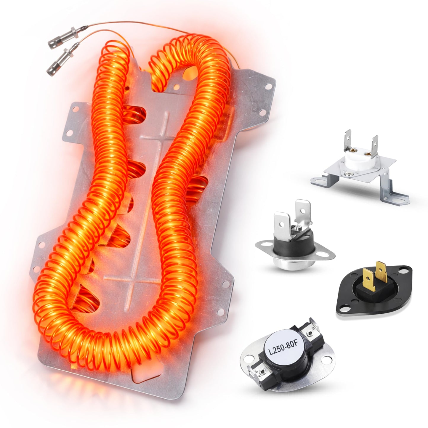 Dryer Heating Element Thermostat Replace for Samsung DVE50M7450W/A3 DV393ETPAWR/A1 DV42H5000EW/A3 DV48H7400EW/A2 DV363EWBEUF/A1 DV42H5200EW/A3 DV448AEW/XAA DV361EWBEWR/A3 DV42H5200EF/A3 DV419AEW/XAA