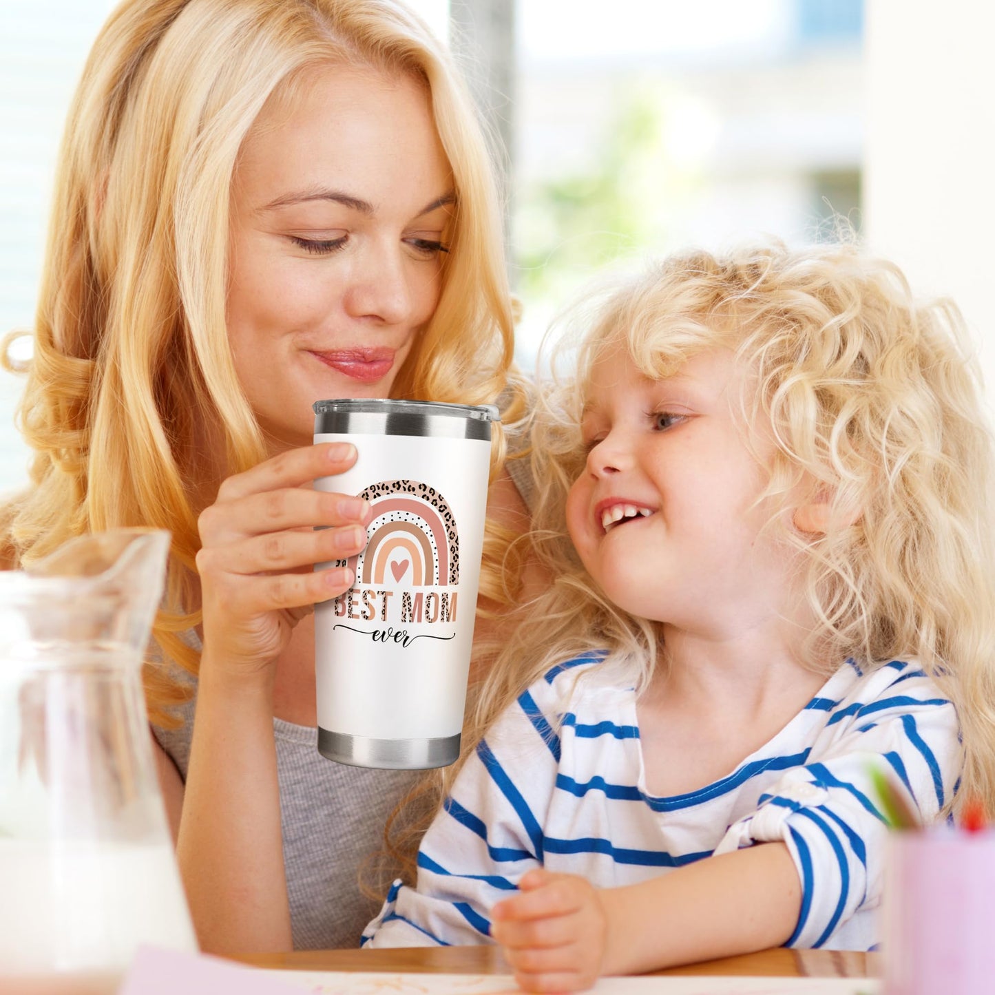 Mocosweeties Gifts for Mom from Daughter Son - Birthday, Valentines, Mothers Day Mom Gifts for Wife, Her - Mother's Day Ideas for Mama, Mother - Gift for New Moms, Mothers - 20 Oz Tumbler