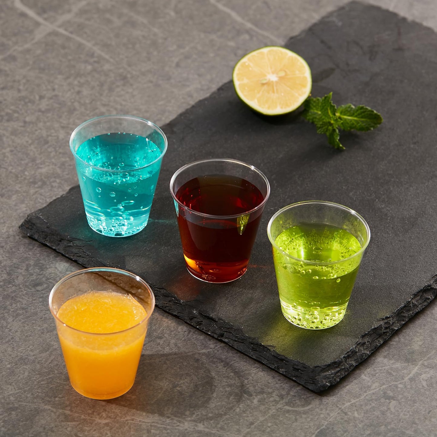 1 OZ 1000 Pack Plastic Shot Glasses, Disposable Cups, 1 Ounce Tasting Cups Party Cups Perfect for Whiskey, Wine Tasting, Food Samples, and Parties