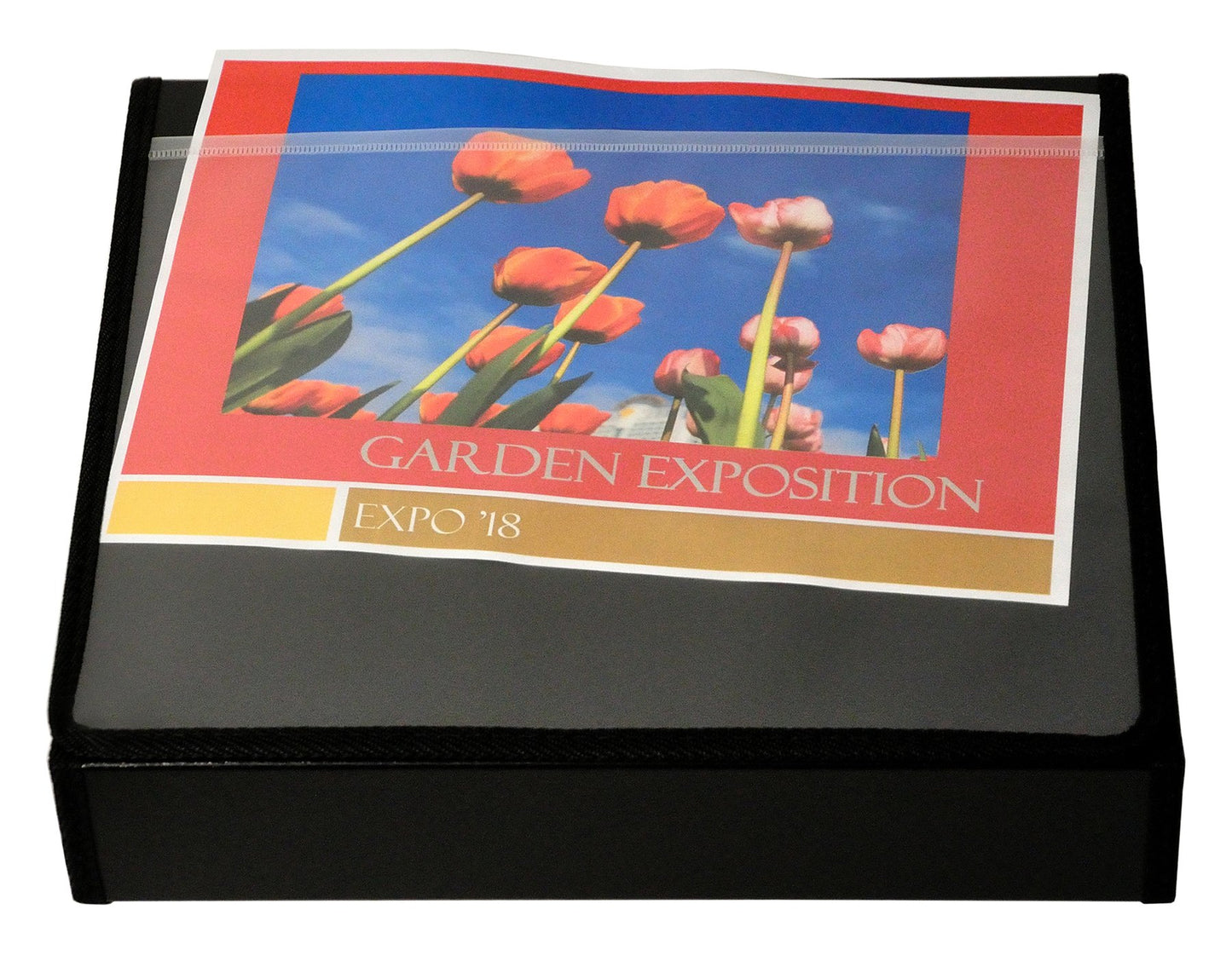 Lion Insta-Cover Ring Binder Easel, 1-1/2 Inches Ring, 1 Binder Easel (40009), Black