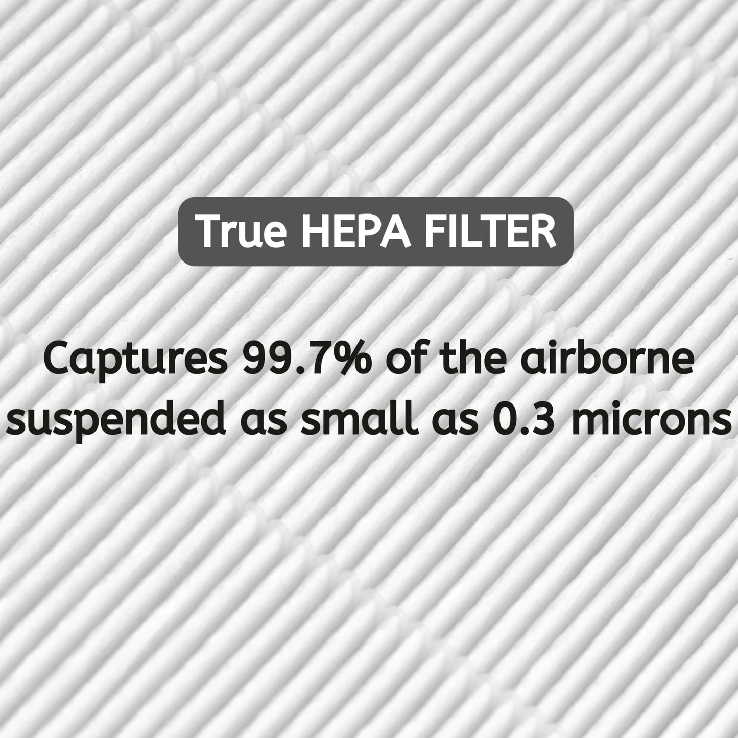 Nispira 3-in-1 HEPA Pre Filter Replacement Compatible with T300 T100 Smart Air Purifier. Compared to Part TF30-Fresh + Carbon, Pack of 2