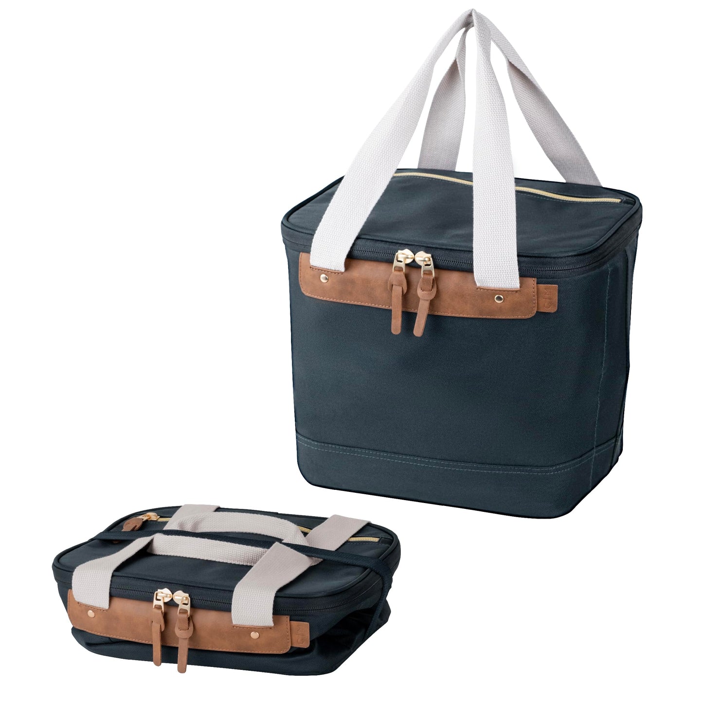 CleverMade Malibu Collapsible Cooler Bag – Small Portable Cooler Bag for Travel, Premium Foldable Insulated Cooler for Beach, Picnic & Day Trips, Holds Up to 18 Cans, Leakproof Soft Carry Cooler
