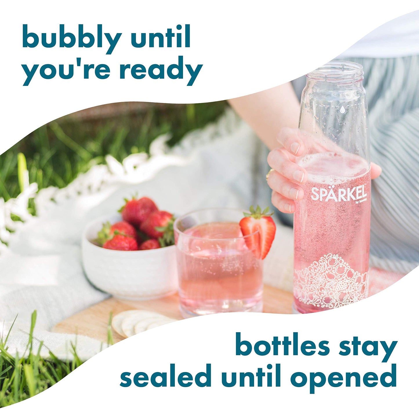 SPÄRKEL Bottle 2-Pack - 2x 750ml (25.4oz.) - Always have a bubbly drink ready - Use Beverage System