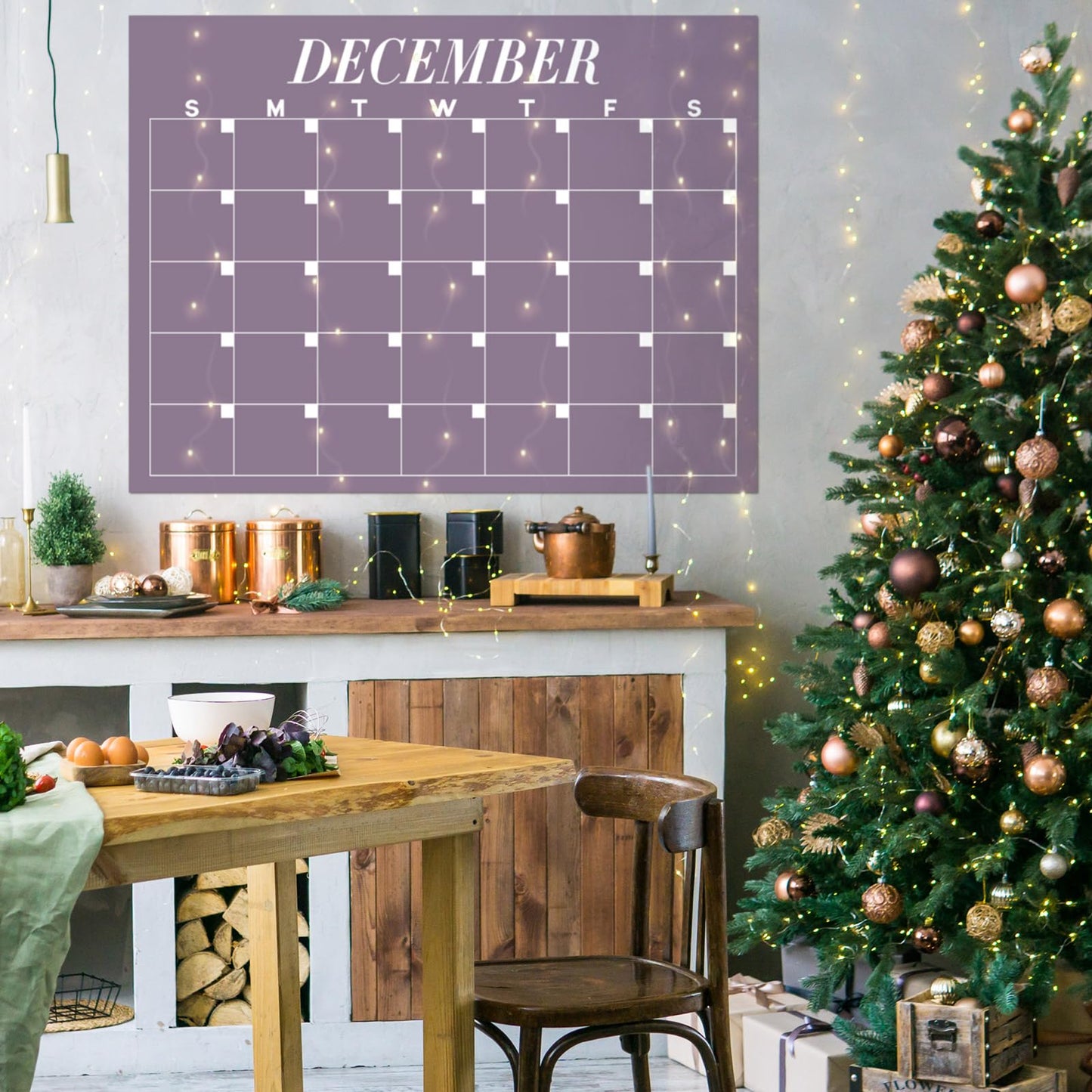 12 Pcs Extra Large Undated Calendar 40‘'x 27.5‘' Large Colorful Wall Calendar 12 Month Big Dry Ease Reusable Planning Yearly Rainbow Planner for Office Home Educational Study Back to First Day