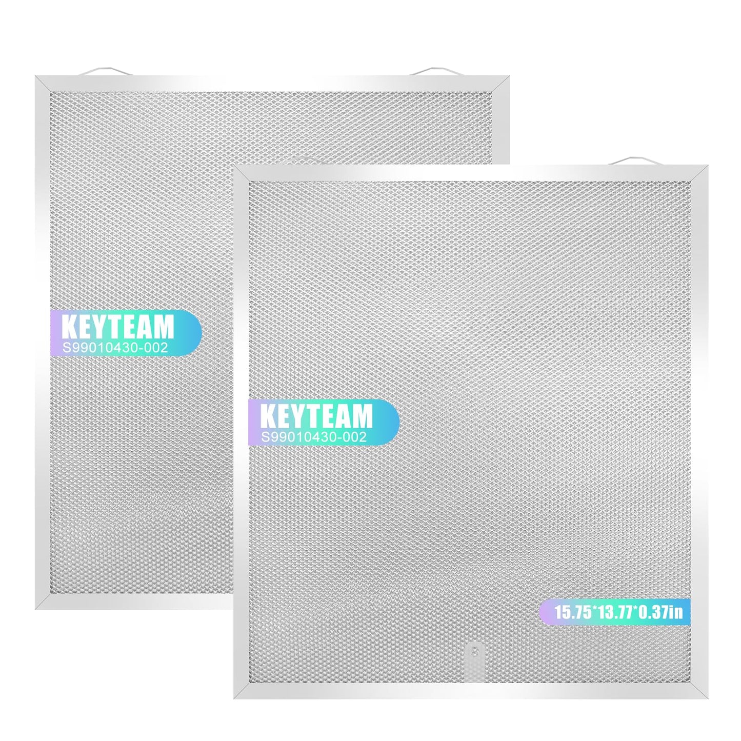 2 Pack,5-Layer Aluminum Filter,S99010430-002 Range Hood Filter 15-3/4" x 13-7/8" -4512880 Compatible with B.roan,N.utone,HPF30 Range Hood Filters