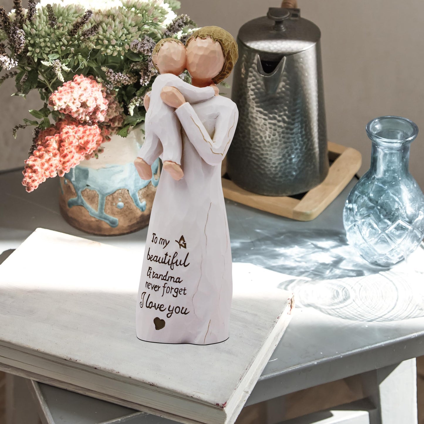 AcowSpt Grandma Gifts, Gifts for Grandma, Sculpted Hand-Painted Figurine