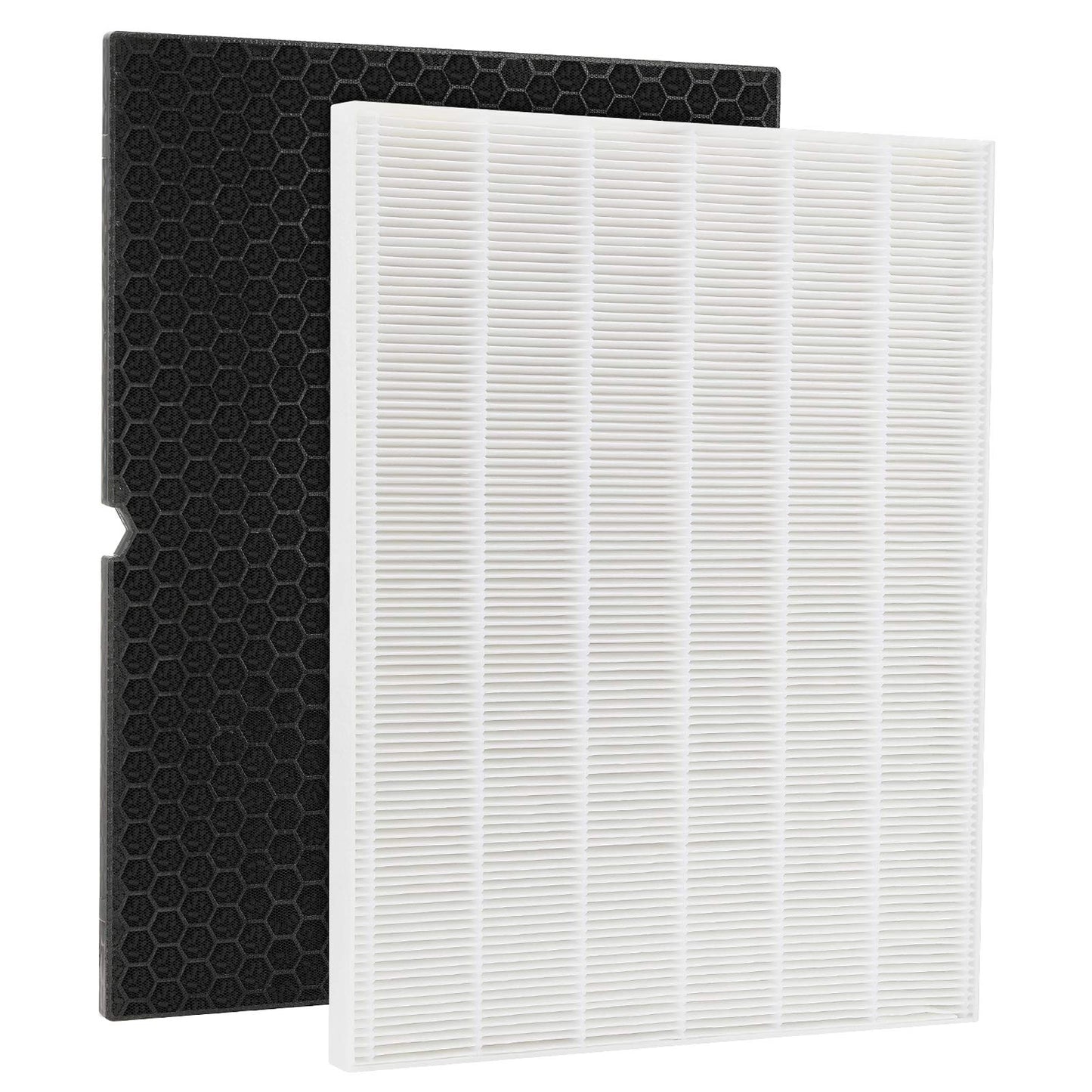 116130 Filter H Replacement Compatible with Winix 5500-2 Plasmawave Air Purifier and Winix AM80 Air Purifier - 2 HEPA and 2 Activated Carbon Filters Combo Pack