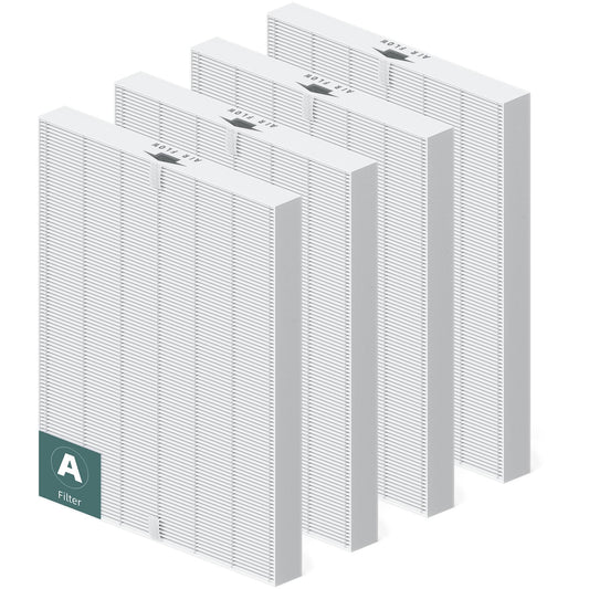 4 Pack 115115 Replacement Filter A Size 21 for Winix PlasmaWave Air Purifier C535 5300 5300-2 5500 5500-2 6300 6300-2 P300 AM90 9000 5000 5000B C909 9800, For Home Pets Bedroom Office Kitchen Wildfire