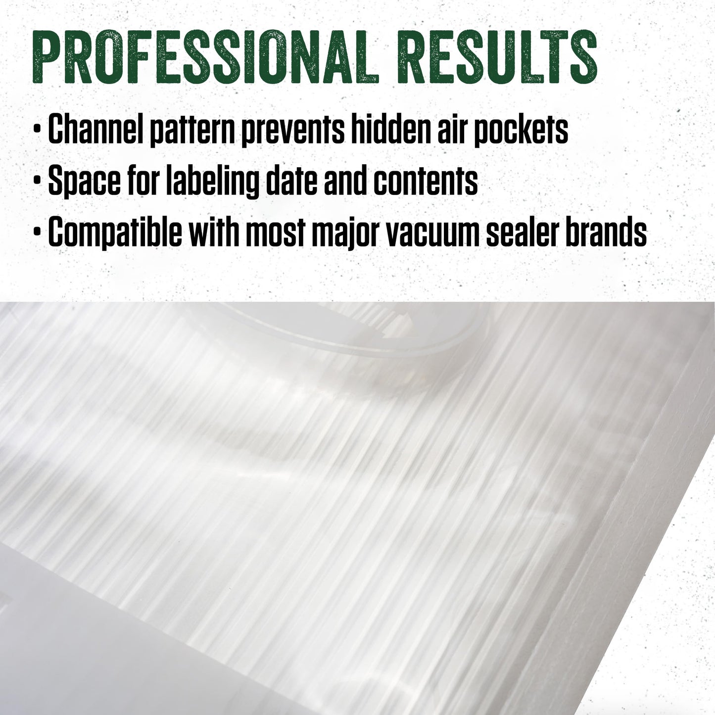 LEM Products MaxVac Quart Vacuum Sealer Bags, 8 x 12 Inches, Compatible with Major Vacuum Sealer Brands, 100 Count