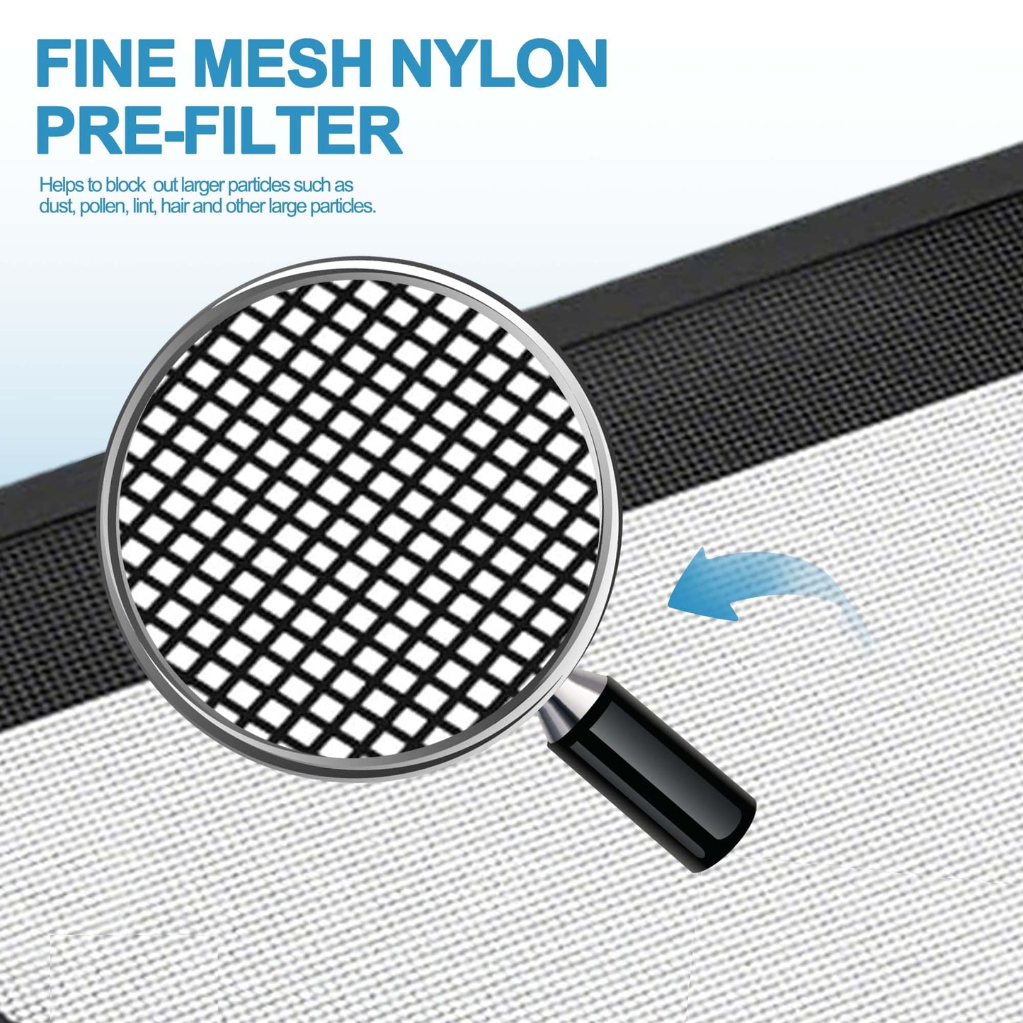 4 Pack HAP602 Replacement Filter for ECOSELF HAP602/HAP602WF Air Purifier, 3-IN-1 Filter Replacement, High-Efficient & Activated Carbon Filter for Home