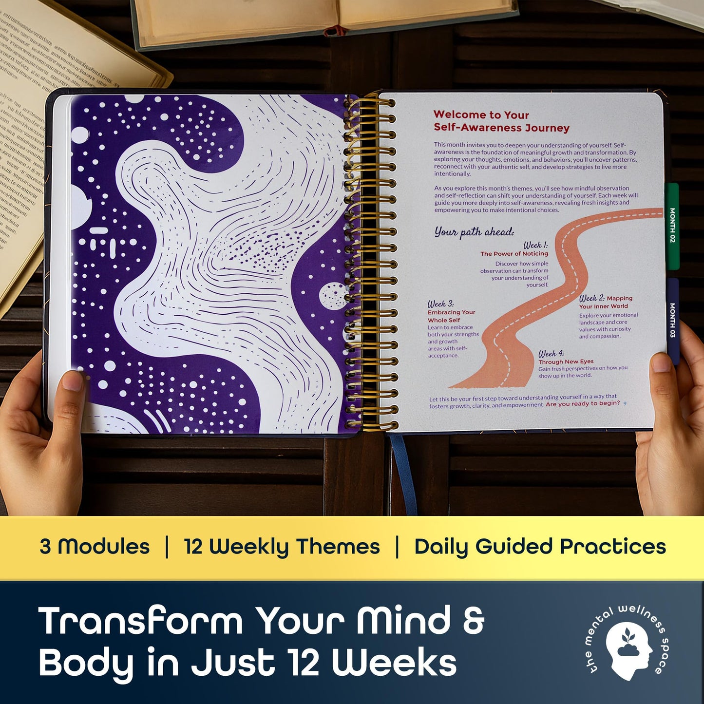SHINE: A Guided Transformation Journal by Dr. Tracey Marks | 12-Week Mental Health, Gratitude & Self-Care Workbook for Women & Men | Mindset Reframing Prompts, Affirmations, Emotion Wheel | Vol 1