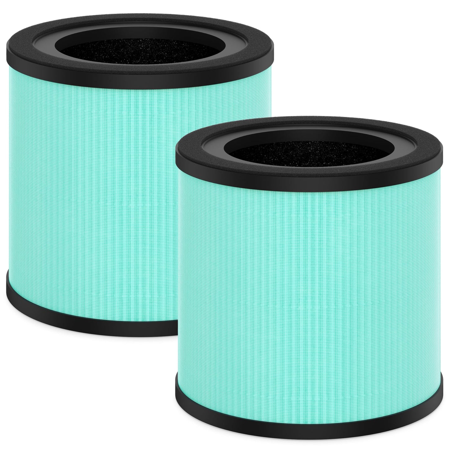 AS200 H13 True HEPA Replacement Filter Compatible with Airspark AS200 AS300 Purifier, 4-in-1 True HEPA Filter High-Efficiency Carbon Filter Filtration,2 packs Green