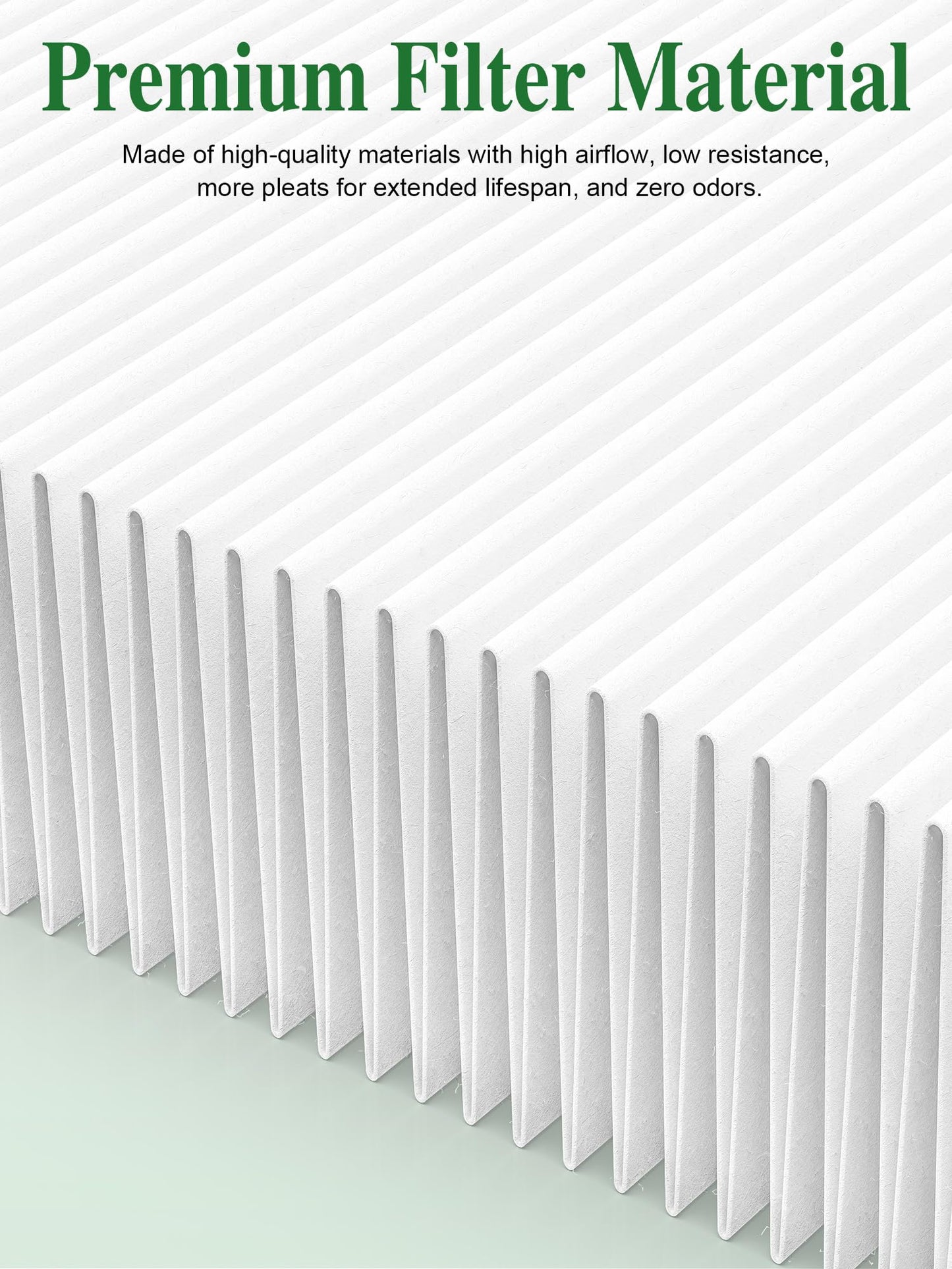 Airloria Replacement Filter Set Compatible with RabbitAir BioGS 2.0 Ultra Quiet Model SPA-550A & SPA-625A Air Purifiers,Combined with 1 Premium Filter+ 1 Activated Carbon Filter