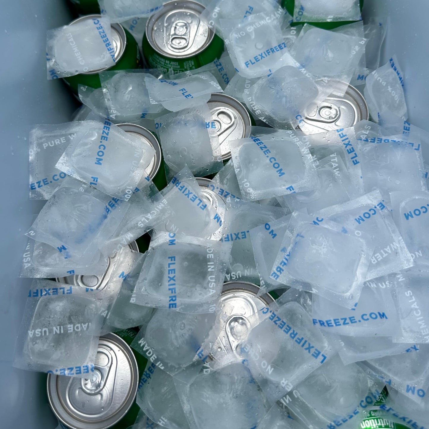 Cooler Cubes 8 lb Bag of Reusable Ice Cubes – Refreezable Ice Cubes for Coolers
